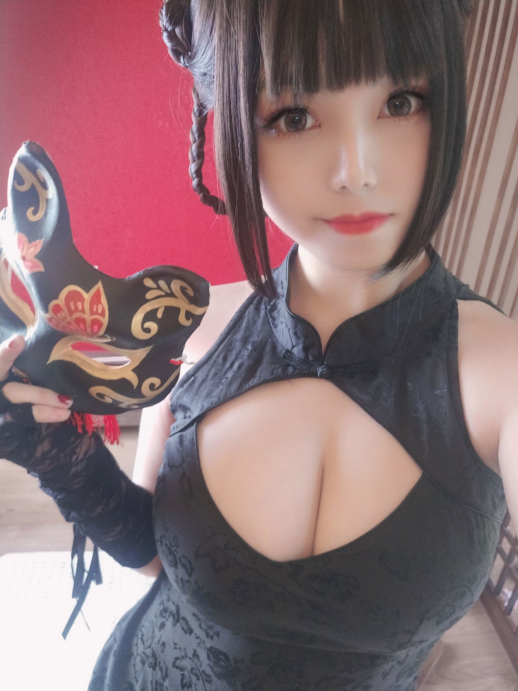 萌系小姐姐蜜汁猫裘 – 皮衣舞娘 Cosplay-第24张