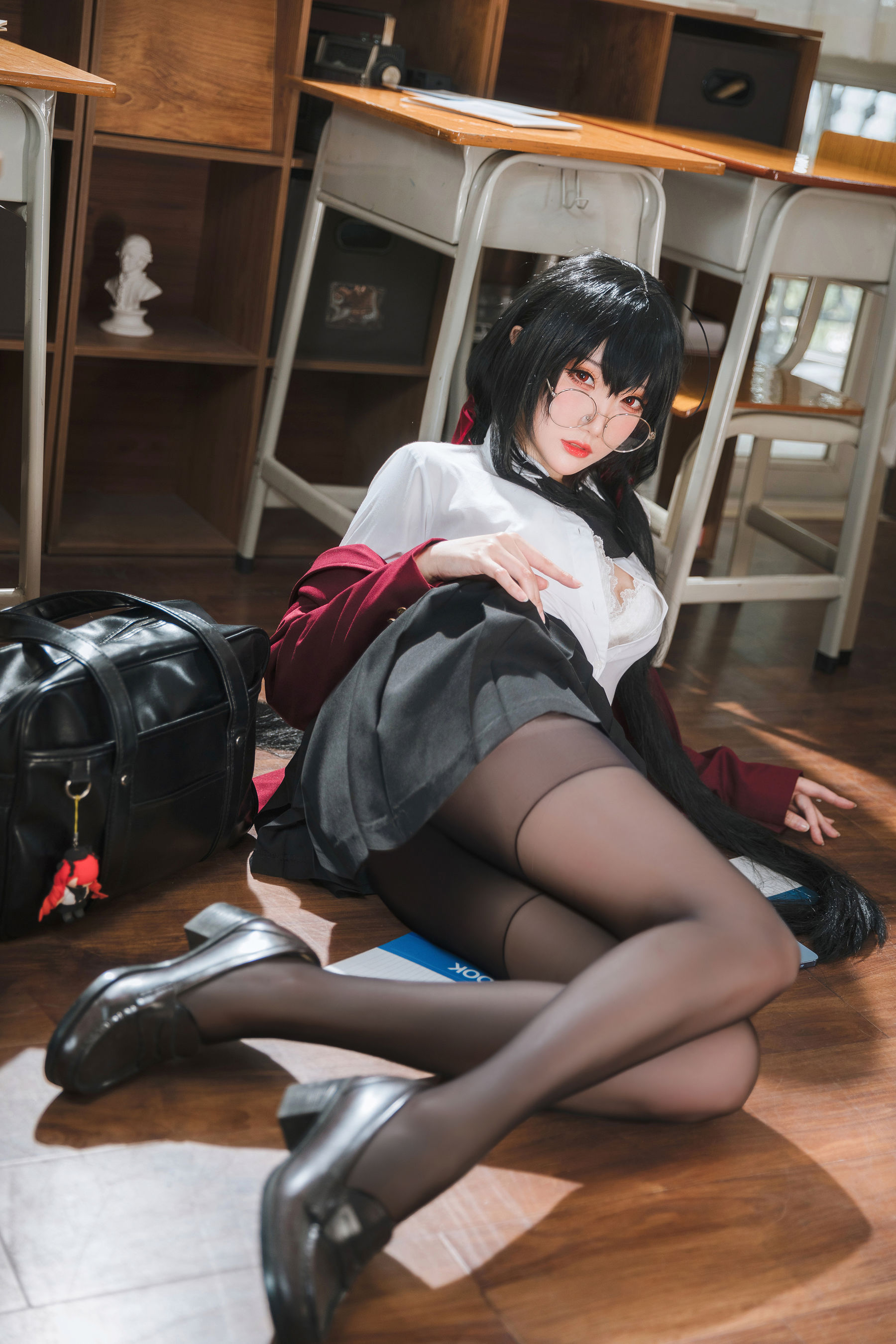Coser瓜希酱福利 – 大凤JK Cosplay-第17张