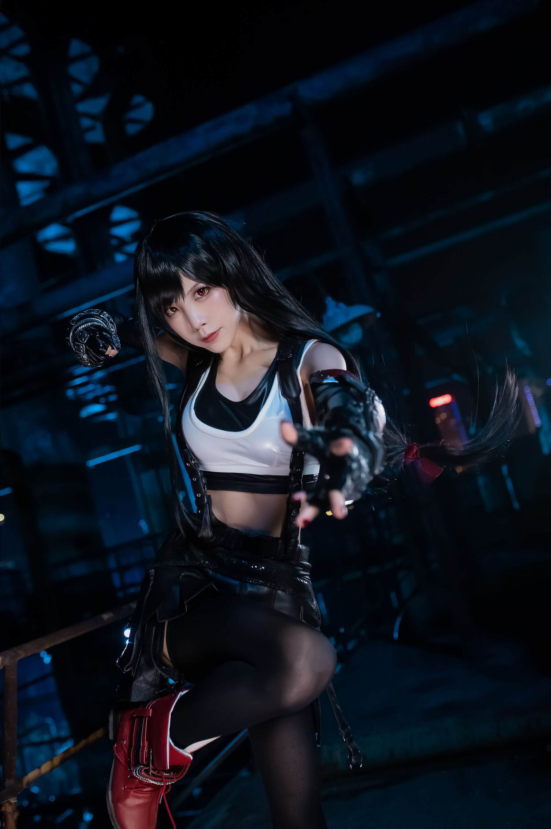 动漫博主水淼aqua – 蒂法原皮 Cosplay-第1张