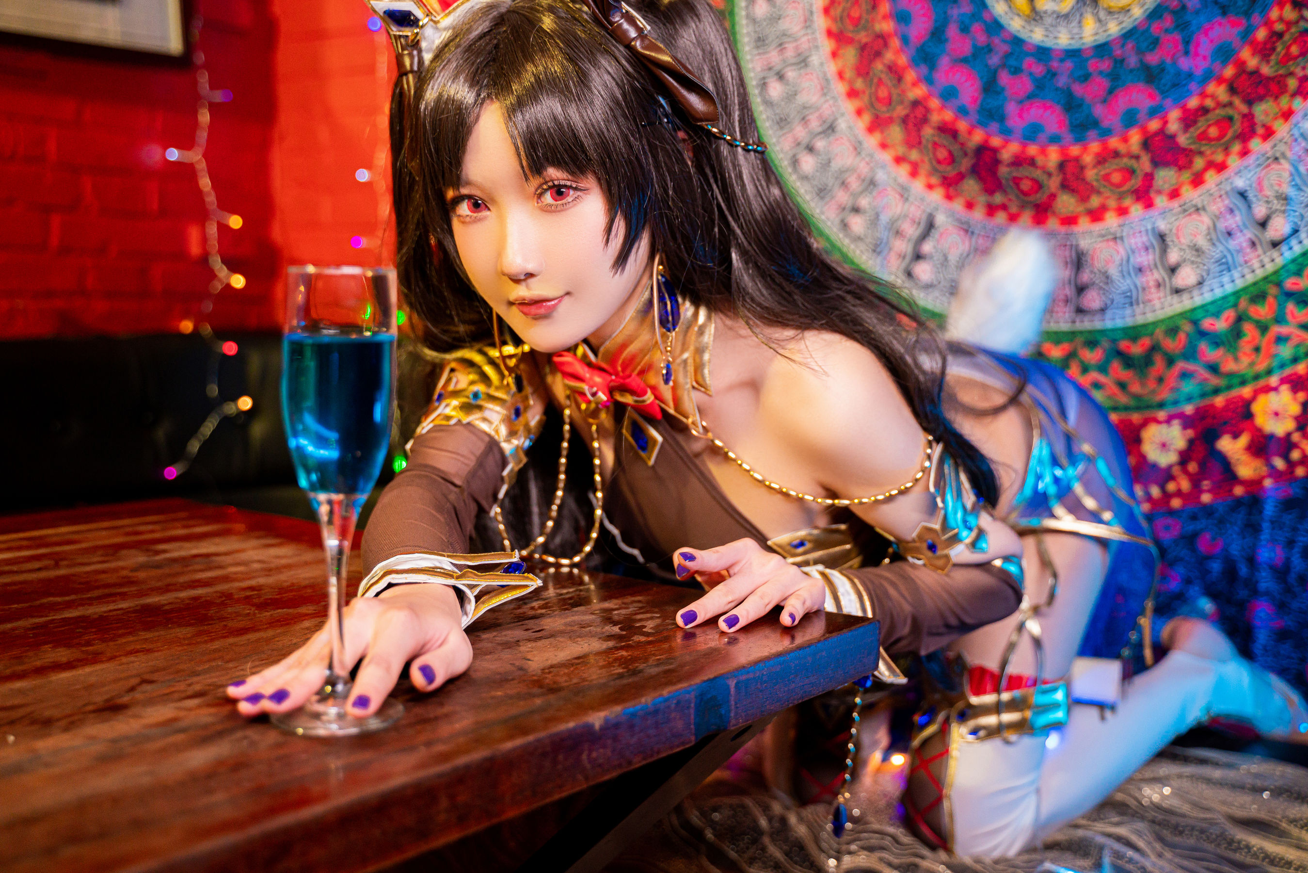 动漫博主阿包也是兔娘 – 弓凛兔女郎 Cosplay-第1张