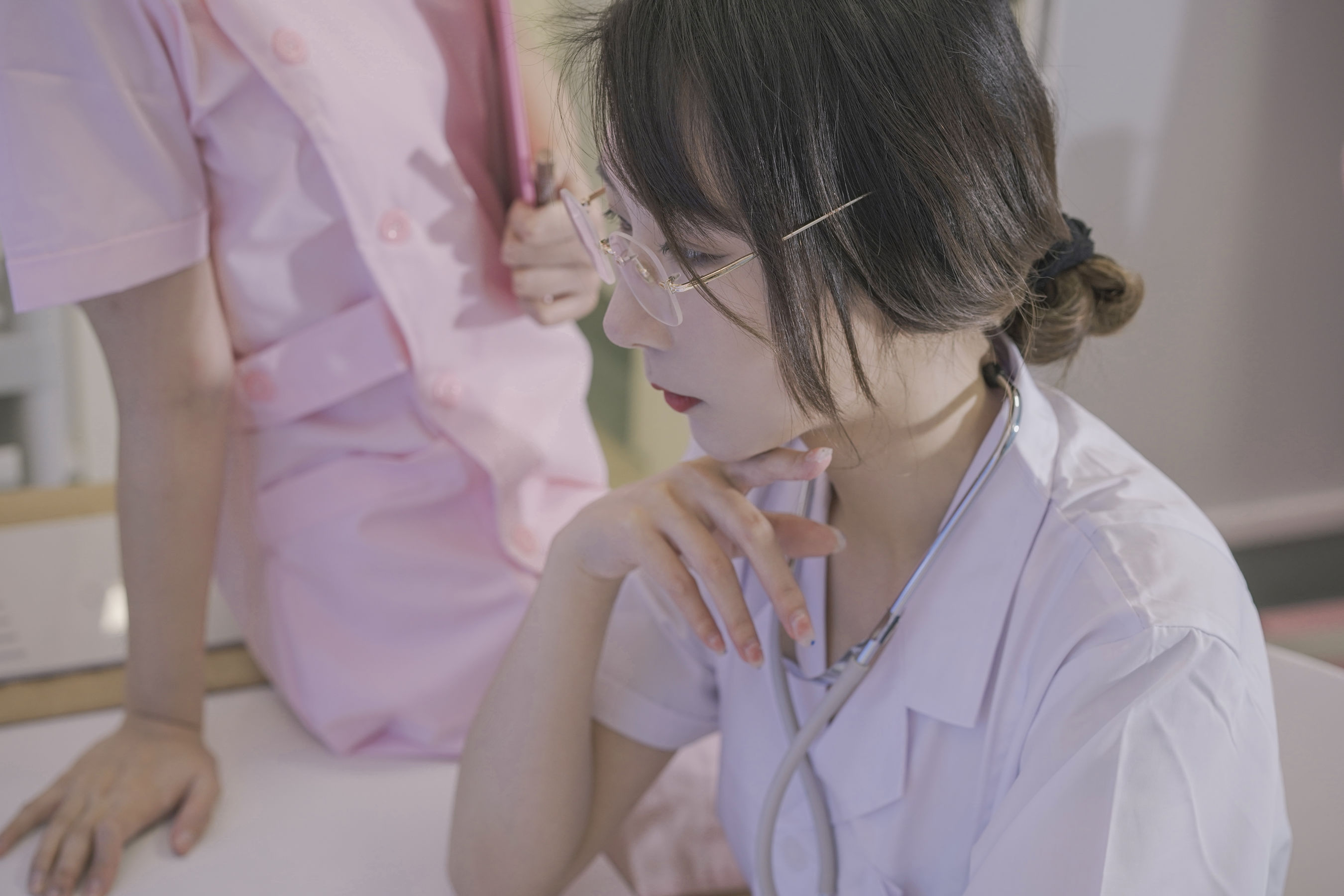 云溪溪奶桃桃 N47医护 Cosplay-第1张