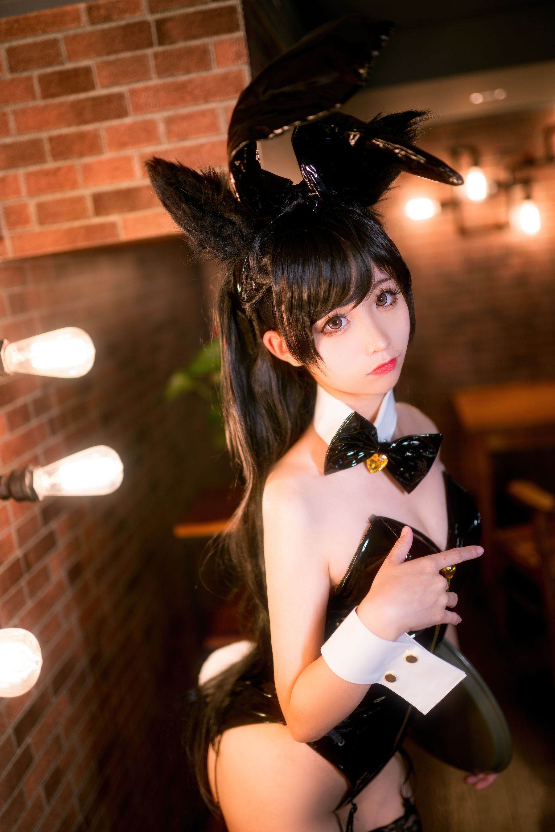 动漫博主蠢沫沫 爱宕兔女郎 Cosplay-第22张