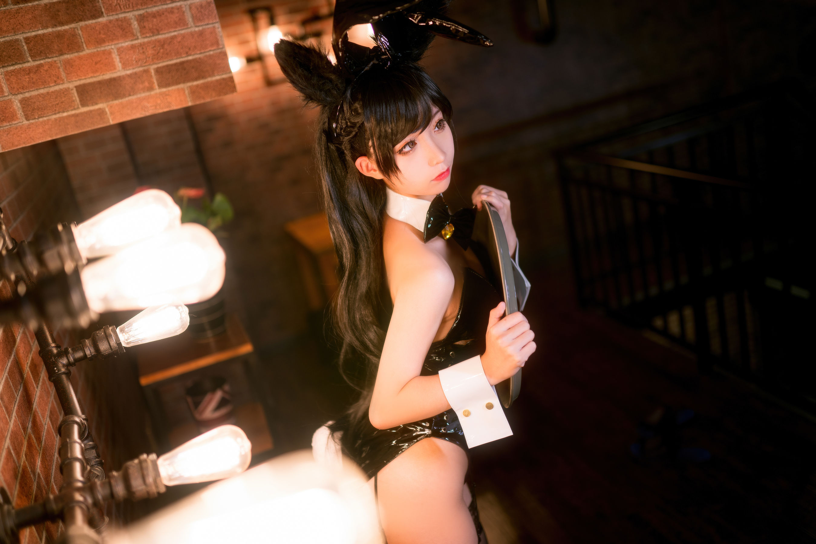 动漫博主蠢沫沫 爱宕兔女郎 Cosplay-第26张