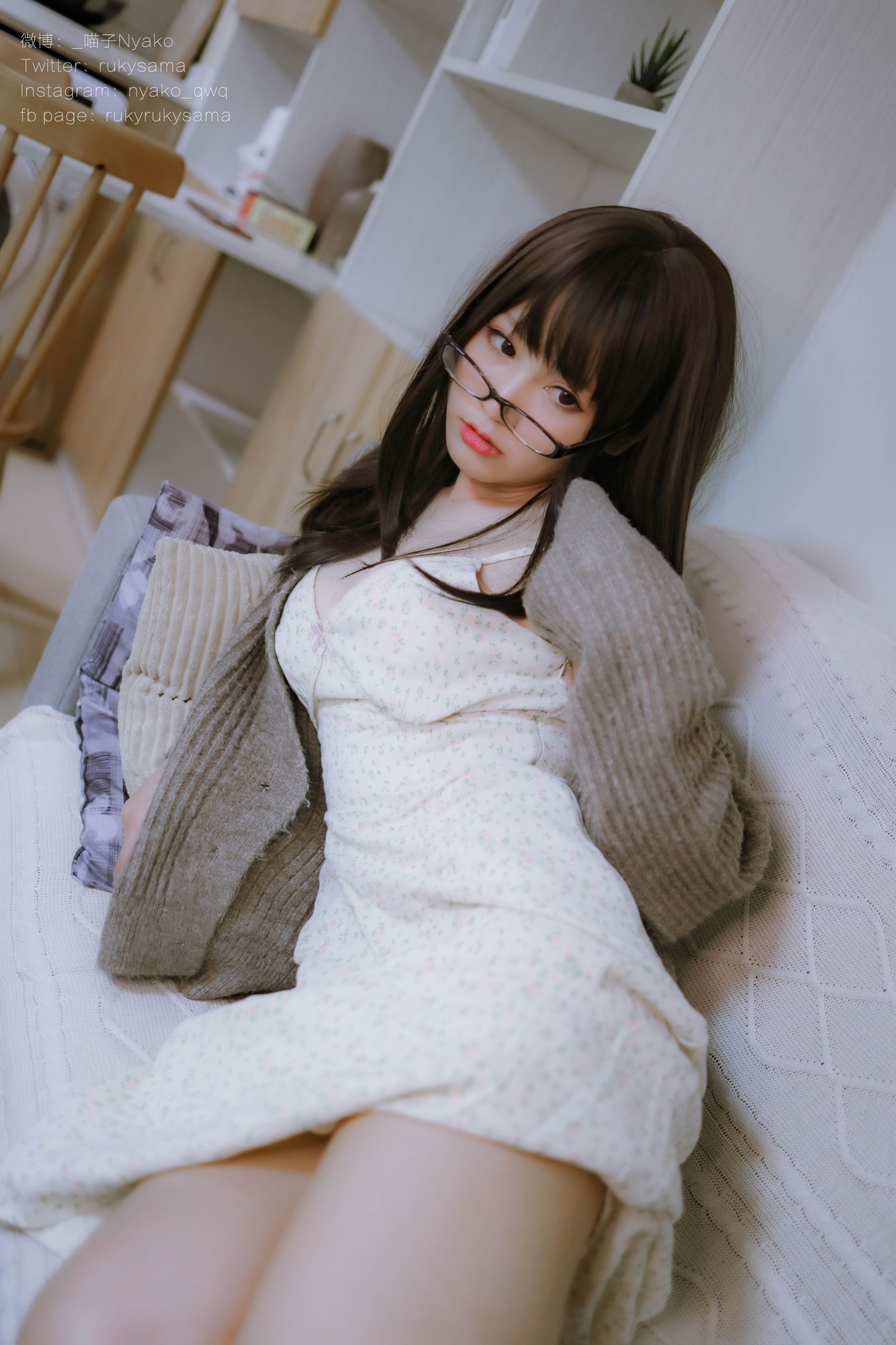萌妹子Nyako喵子 – 妄想彼女との同棲生活 之 便服系列 Cosplay-第25张