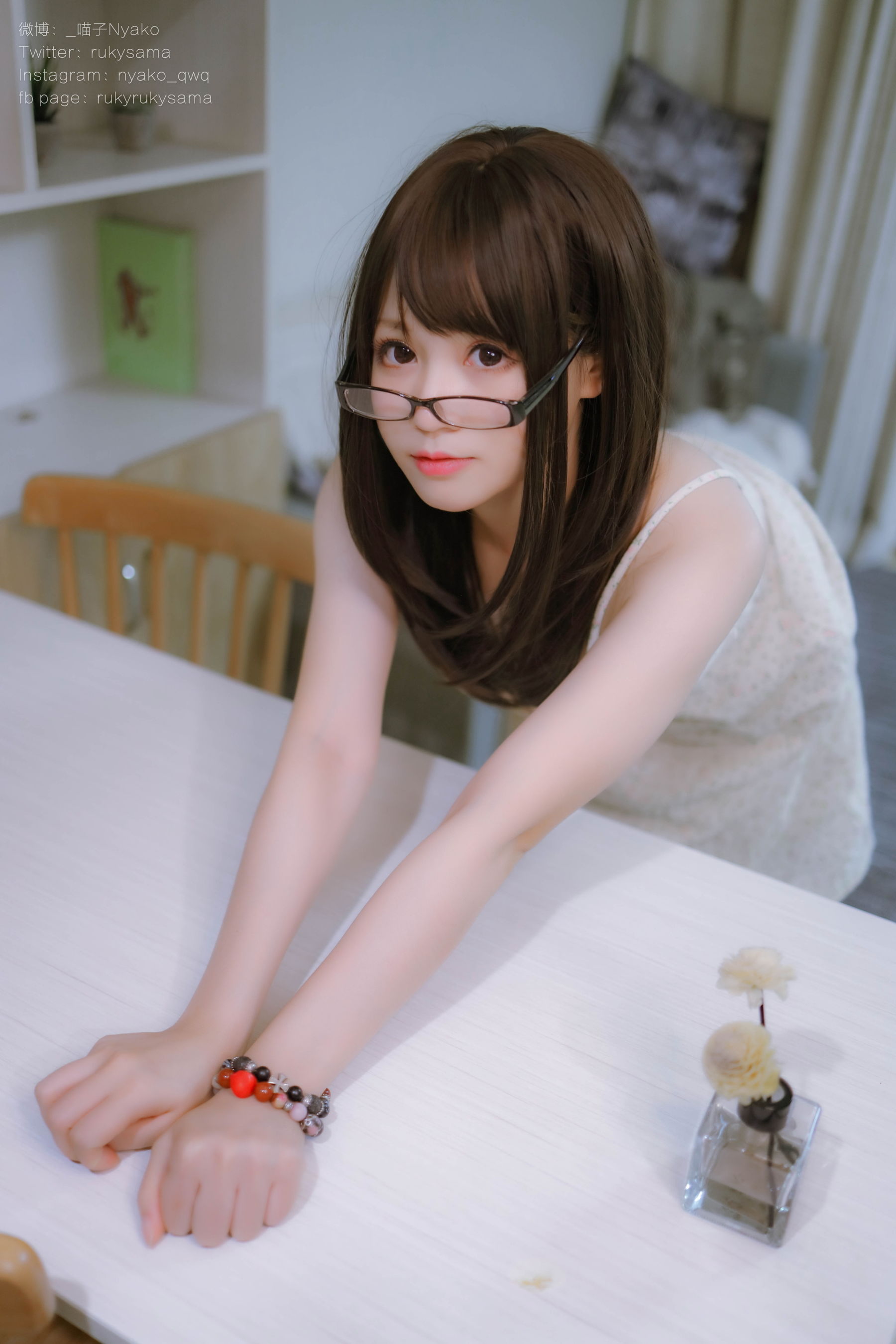 萌妹子Nyako喵子 – 妄想彼女との同棲生活 之 便服系列 Cosplay-第43张