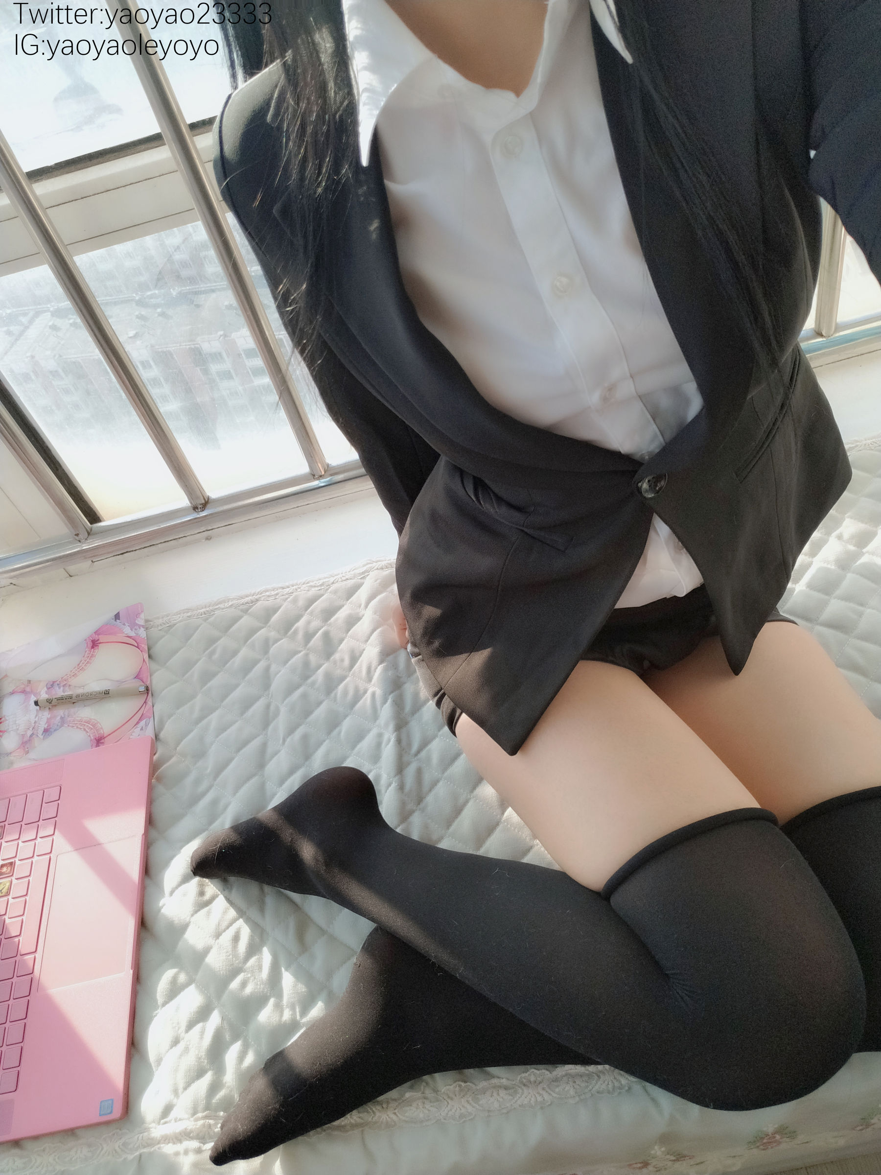 萌妹子Coser摇摇乐yoyo – 补习老师 Cosplay-第84张