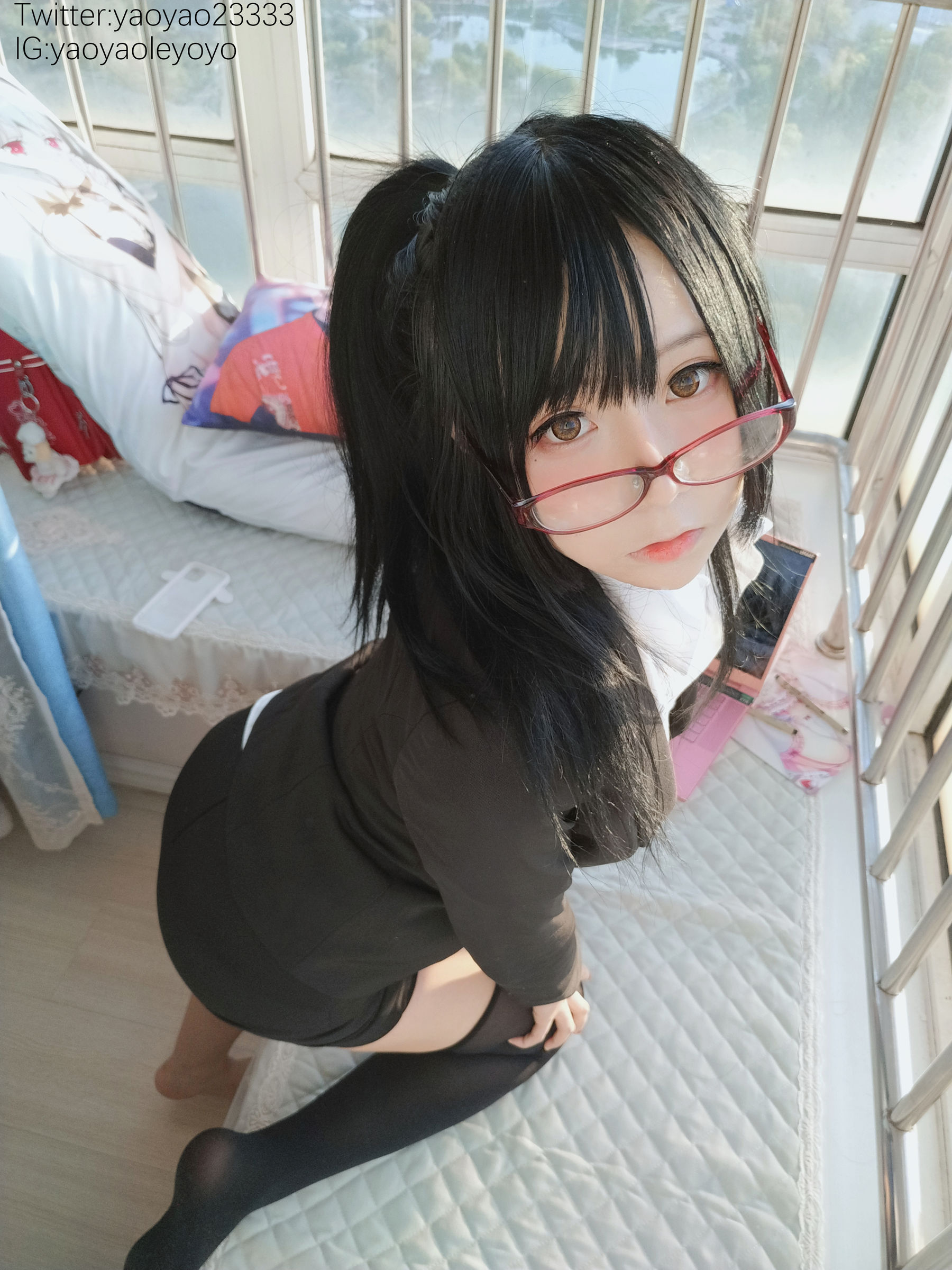 萌妹子Coser摇摇乐yoyo – 补习老师 Cosplay-第82张
