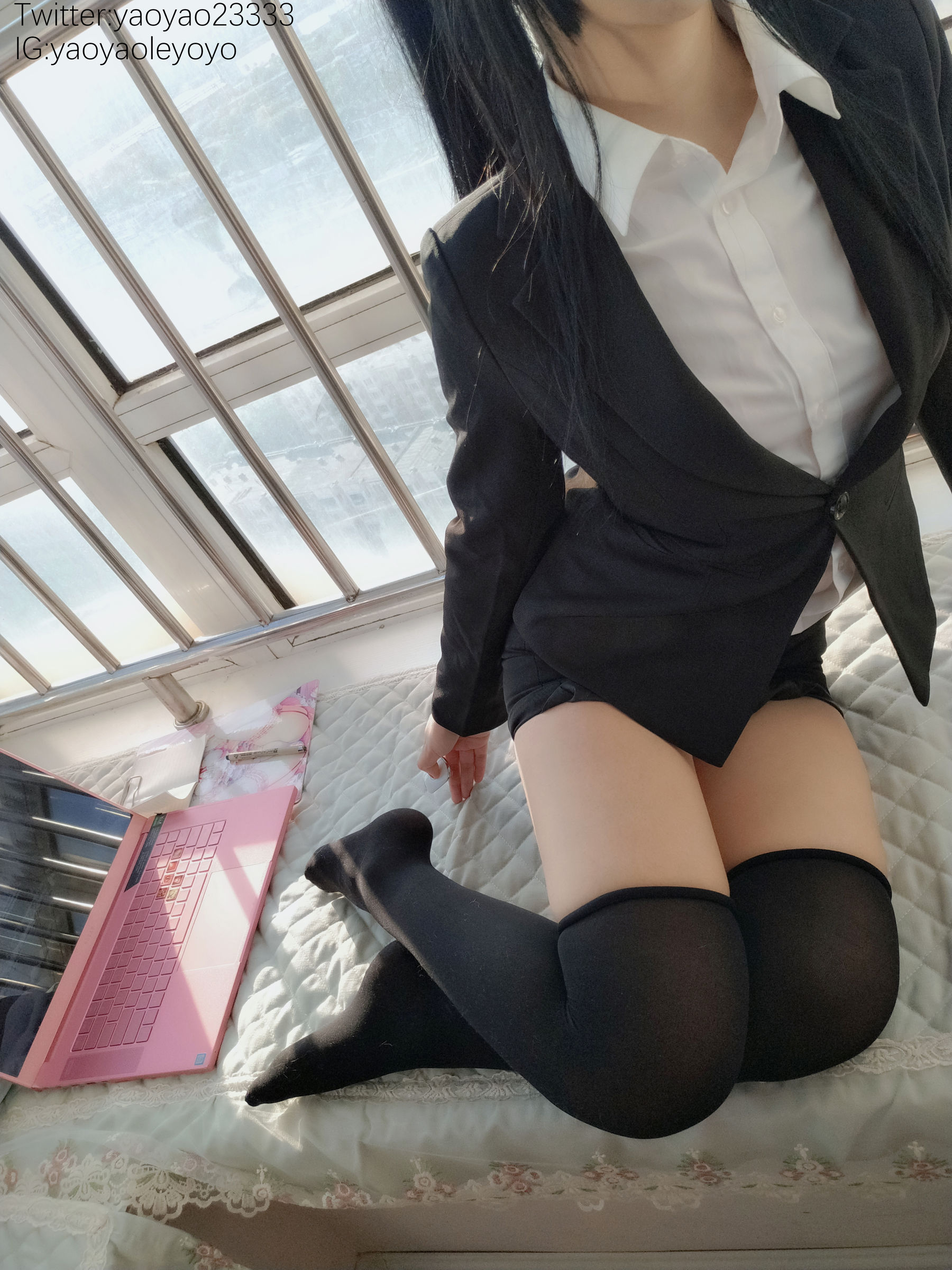 萌妹子Coser摇摇乐yoyo – 补习老师 Cosplay-第83张