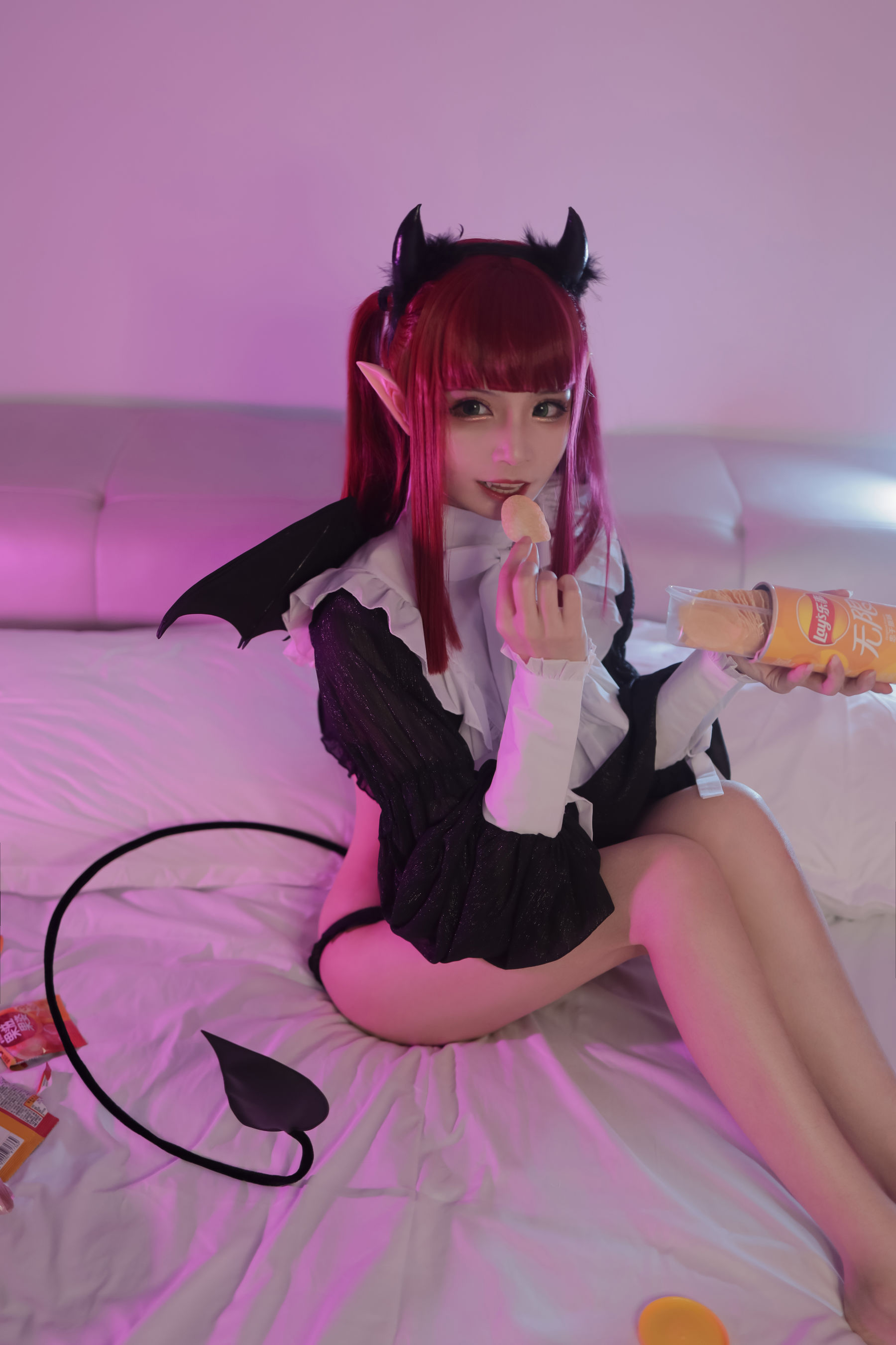 动漫博主爱老师_PhD – 喜多川海梦 魅魔 Cosplay-第15张