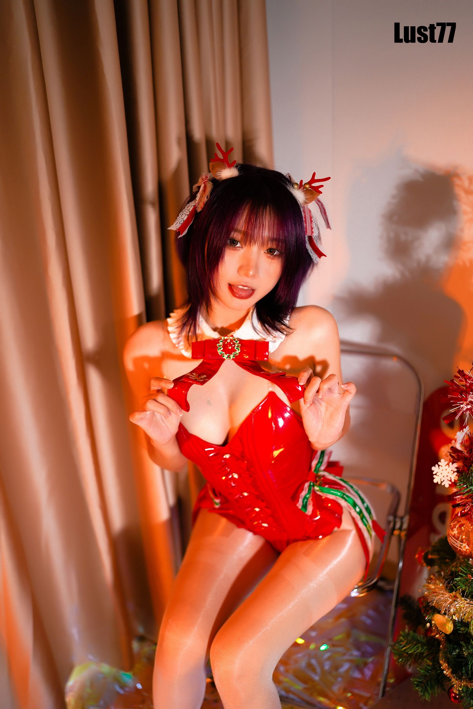 动漫博主柒柒要乖哦 – 2021圣诞2 Cosplay-第35张