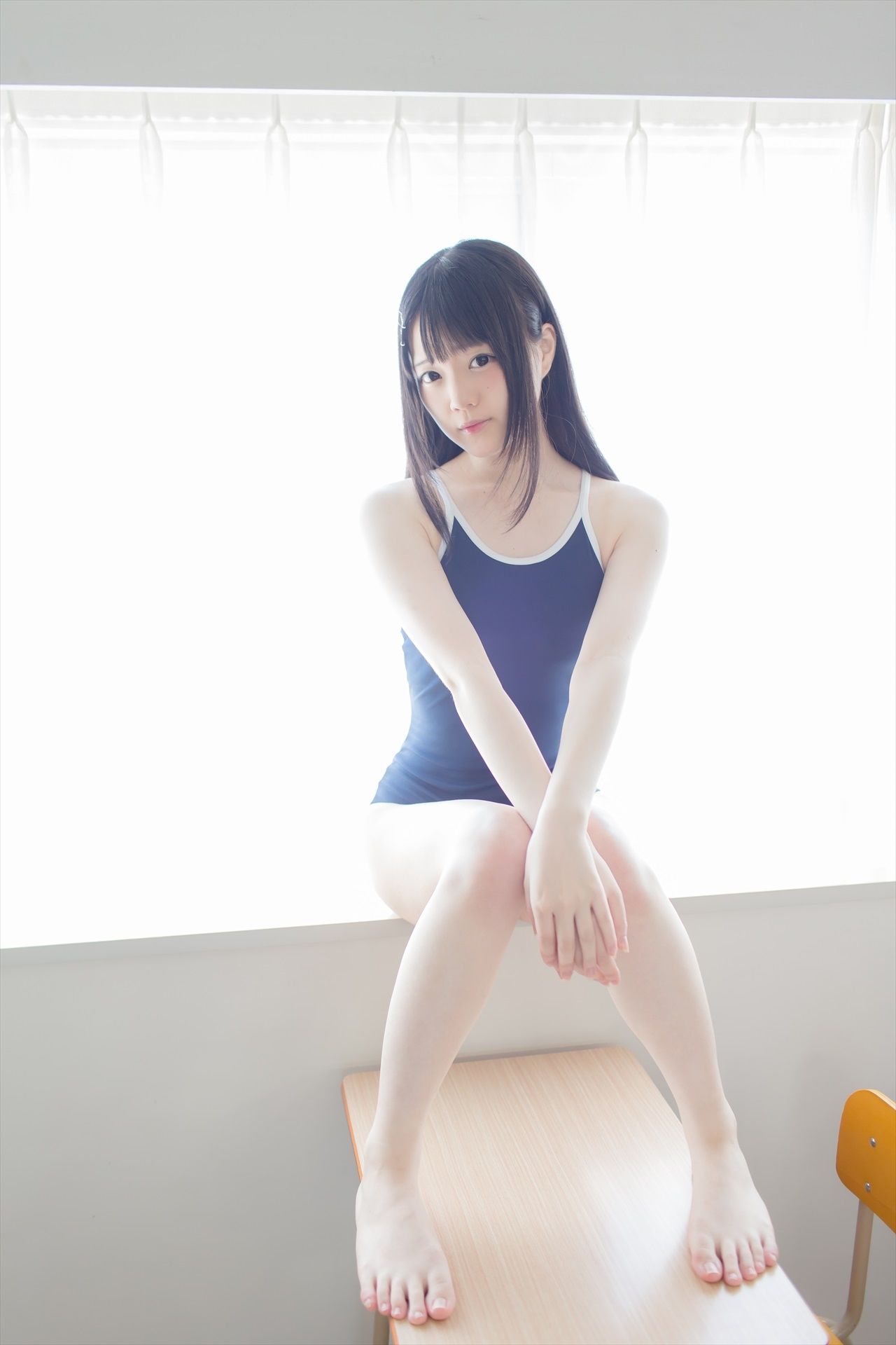 [まきろん。]君夏 – 君と僕の夏休み 紺スク Cosplay-第36张