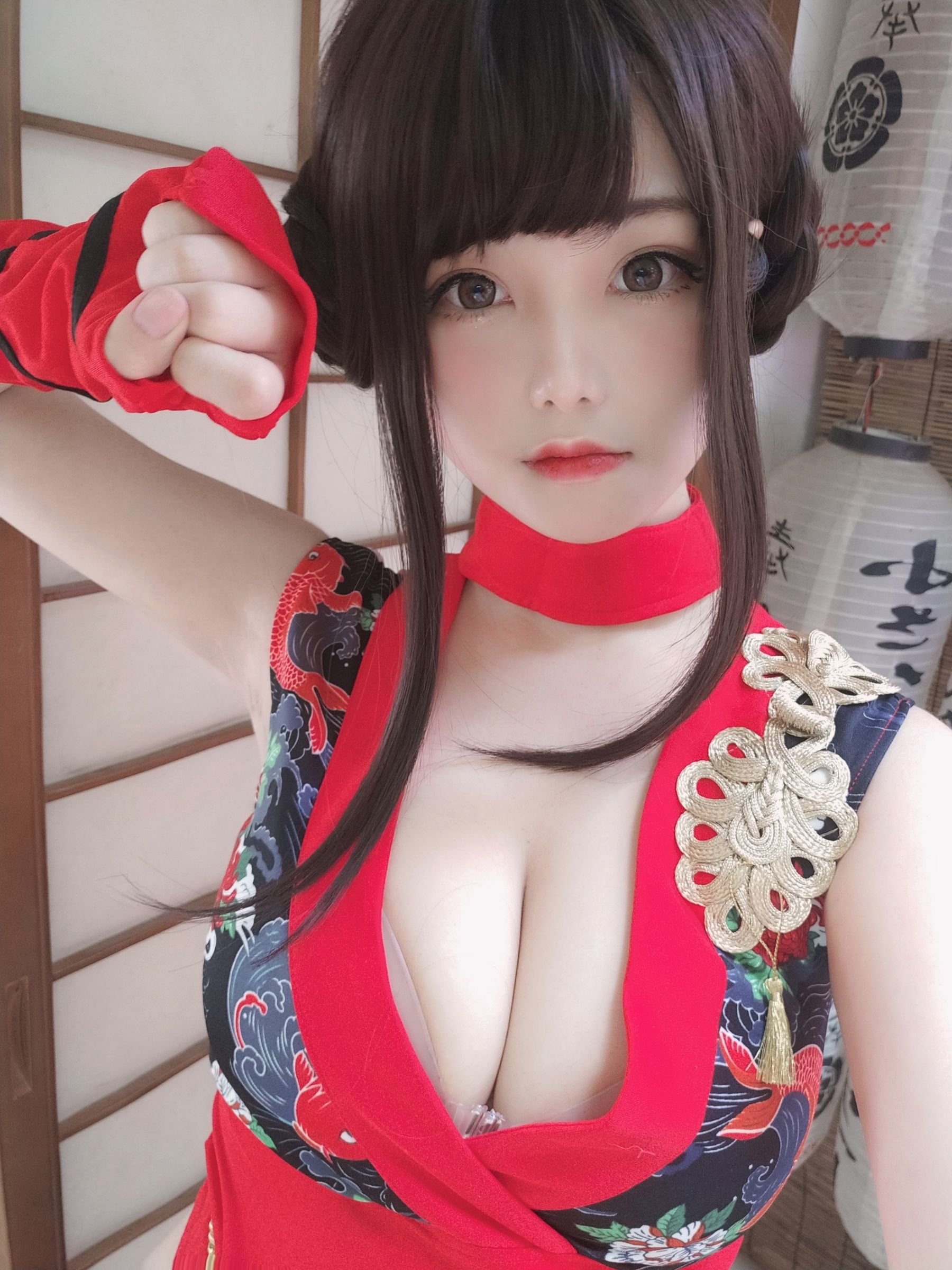 萌系小姐姐蜜汁猫裘 – 红武士 Cosplay-第30张