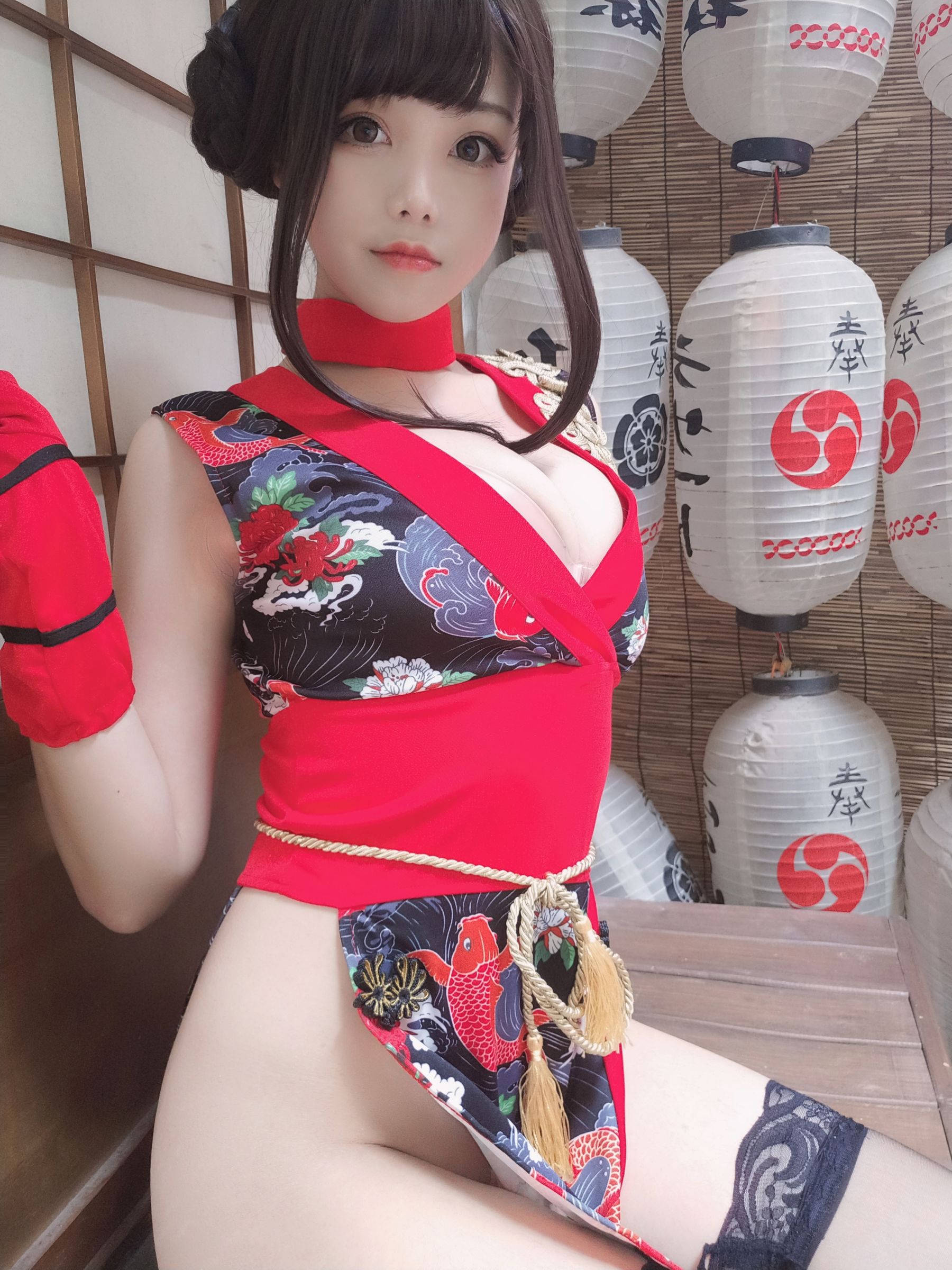 萌系小姐姐蜜汁猫裘 – 红武士 Cosplay-第31张