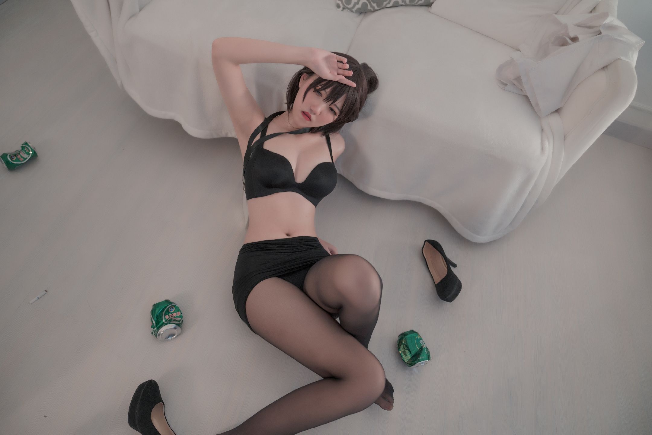 鬼马少女阿薰kaOri 黑丝OL Cosplay-第21张