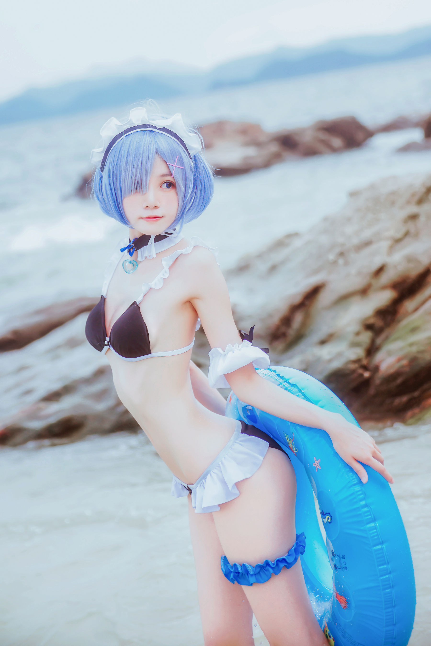 桜桃喵《蕾姆COS》 Cosplay-第36张