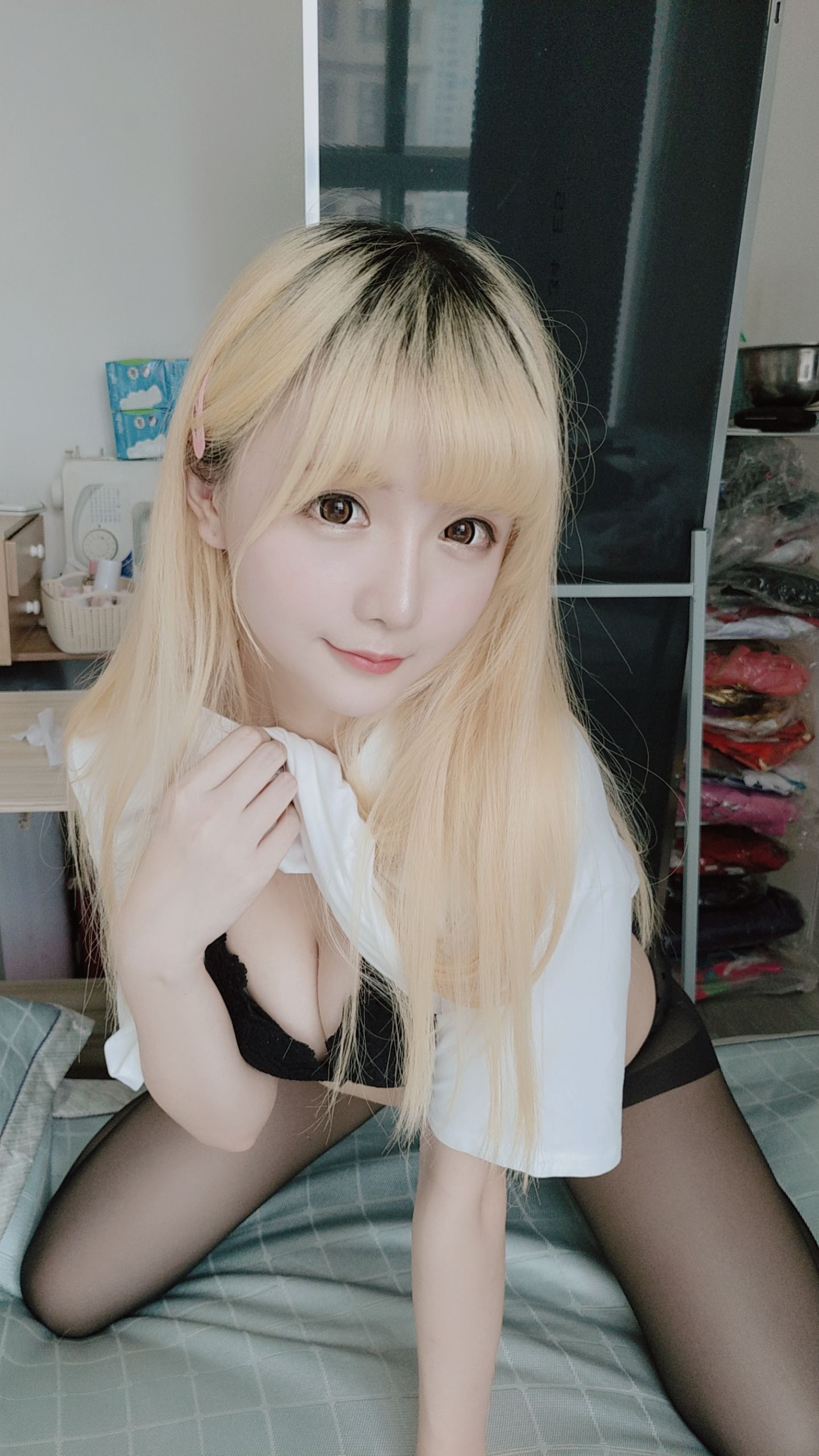 Coser小姐姐星之迟迟 白T恤 Cosplay-第44张