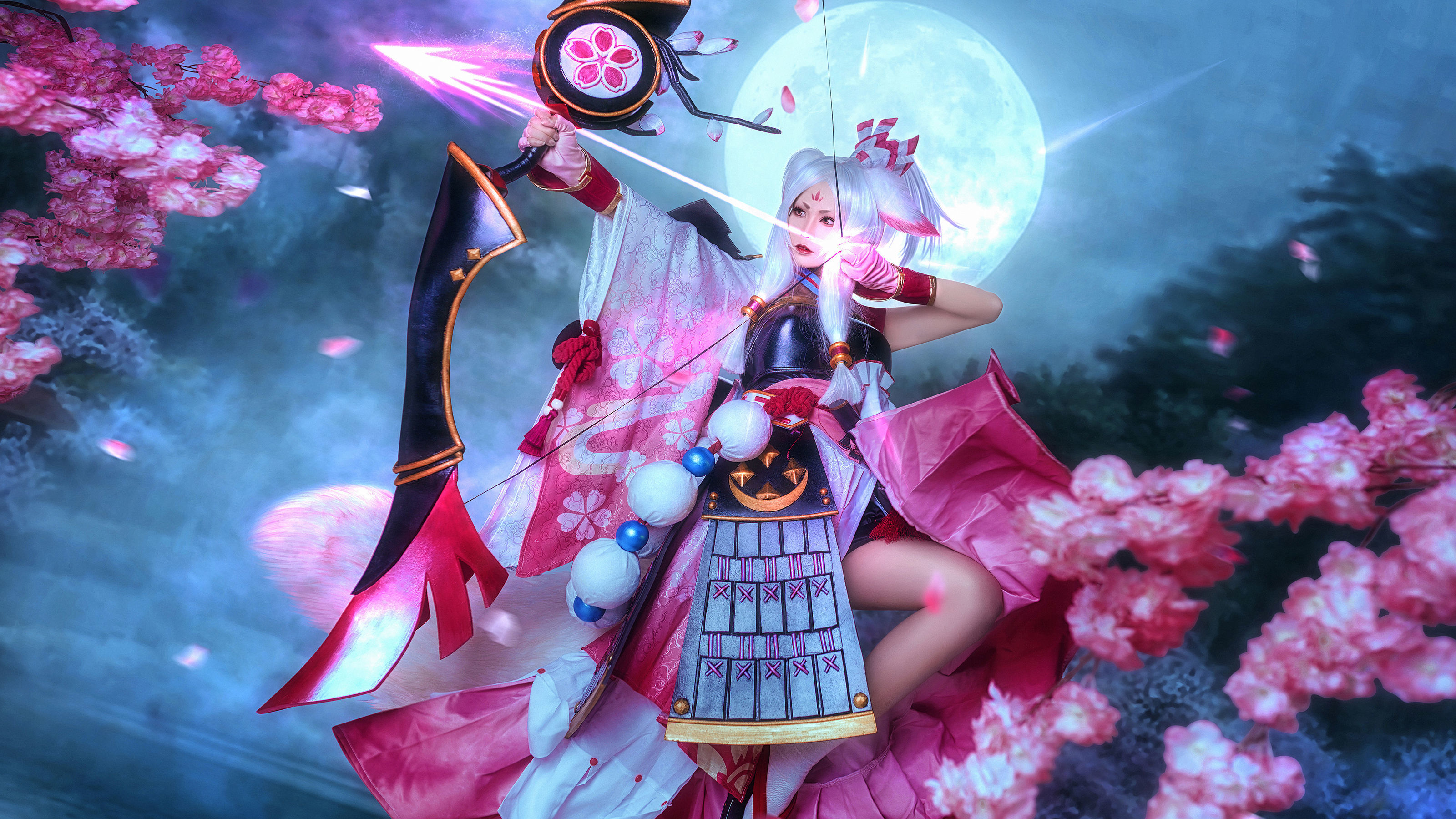 动漫博主北之北 – 阴阳师 白狼 Cosplay-第1张