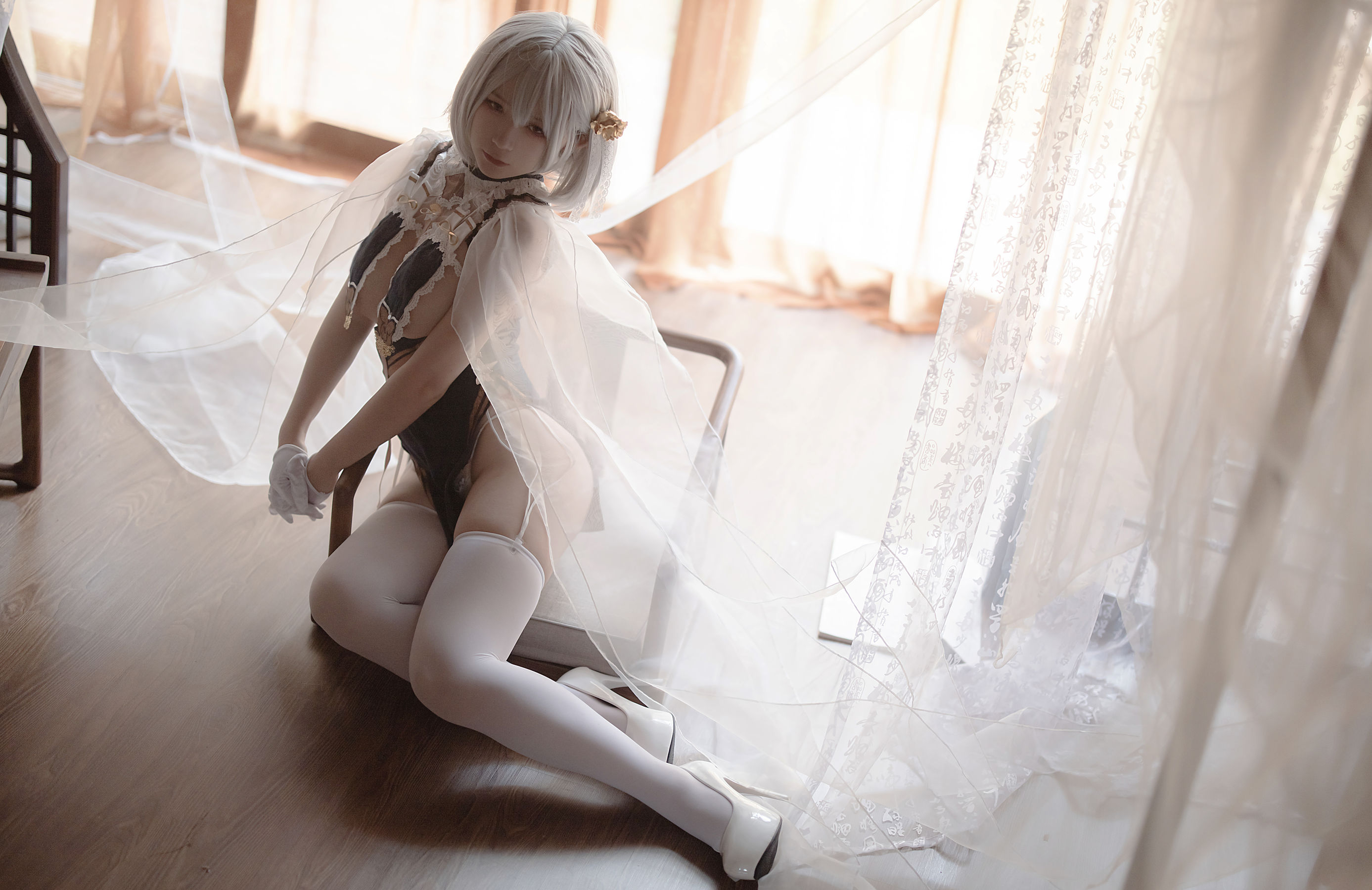 动漫博主樱落酱w – 天狼星旗袍 Cosplay-第1张