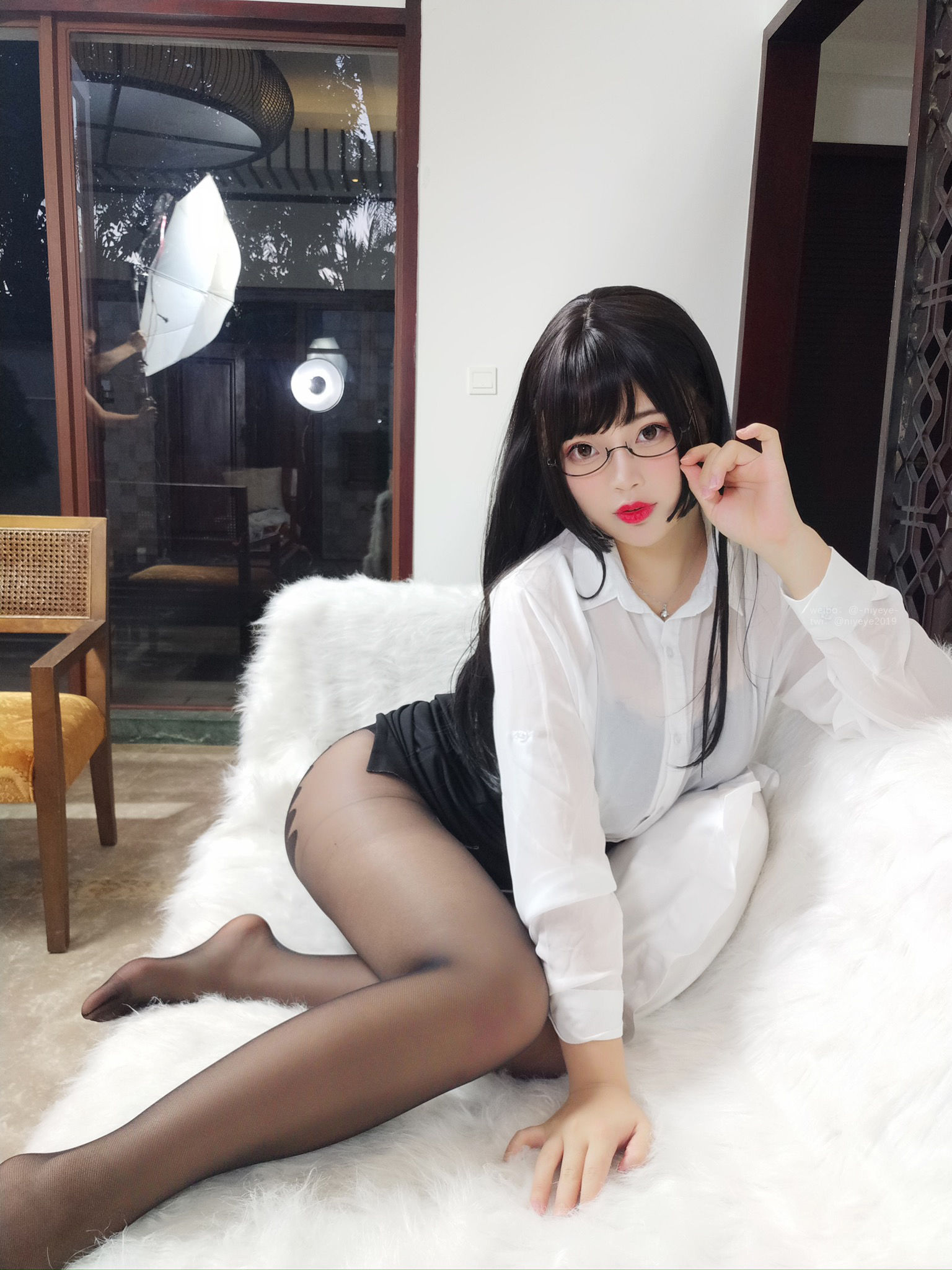 萌系小姐姐-白烨-耶米西奶露 – 家庭教师 Cosplay-第3张