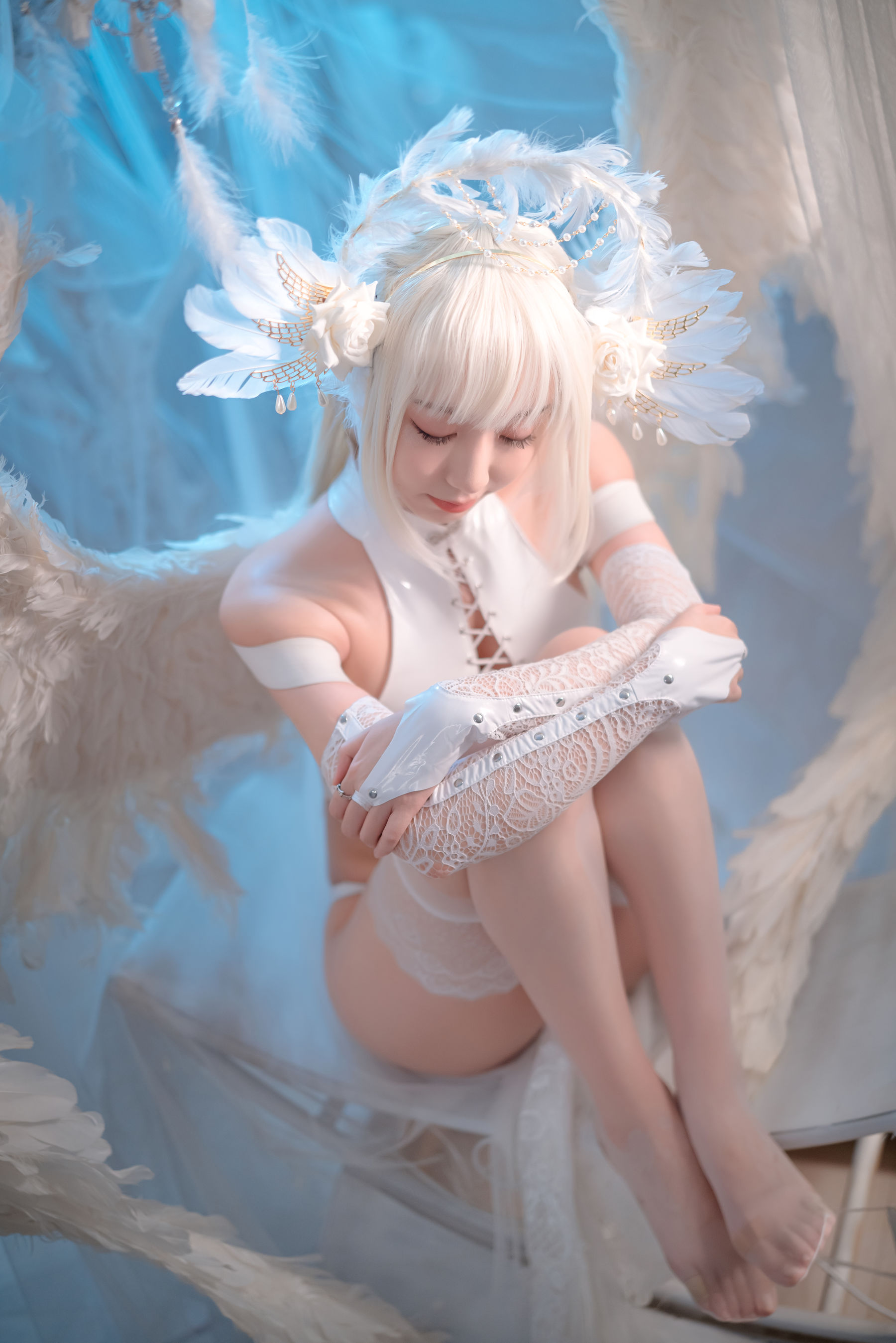 人气Coser黑川 – 天使 Cosplay-第29张