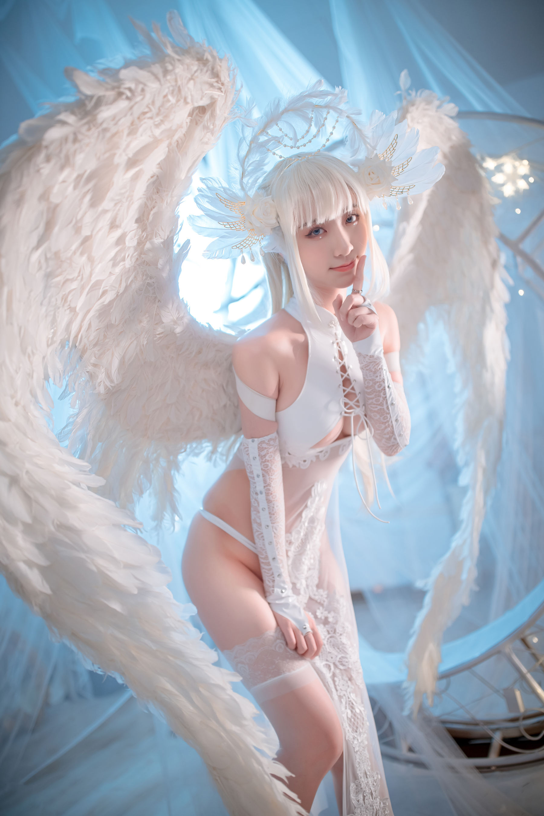 人气Coser黑川 – 天使 Cosplay-第33张