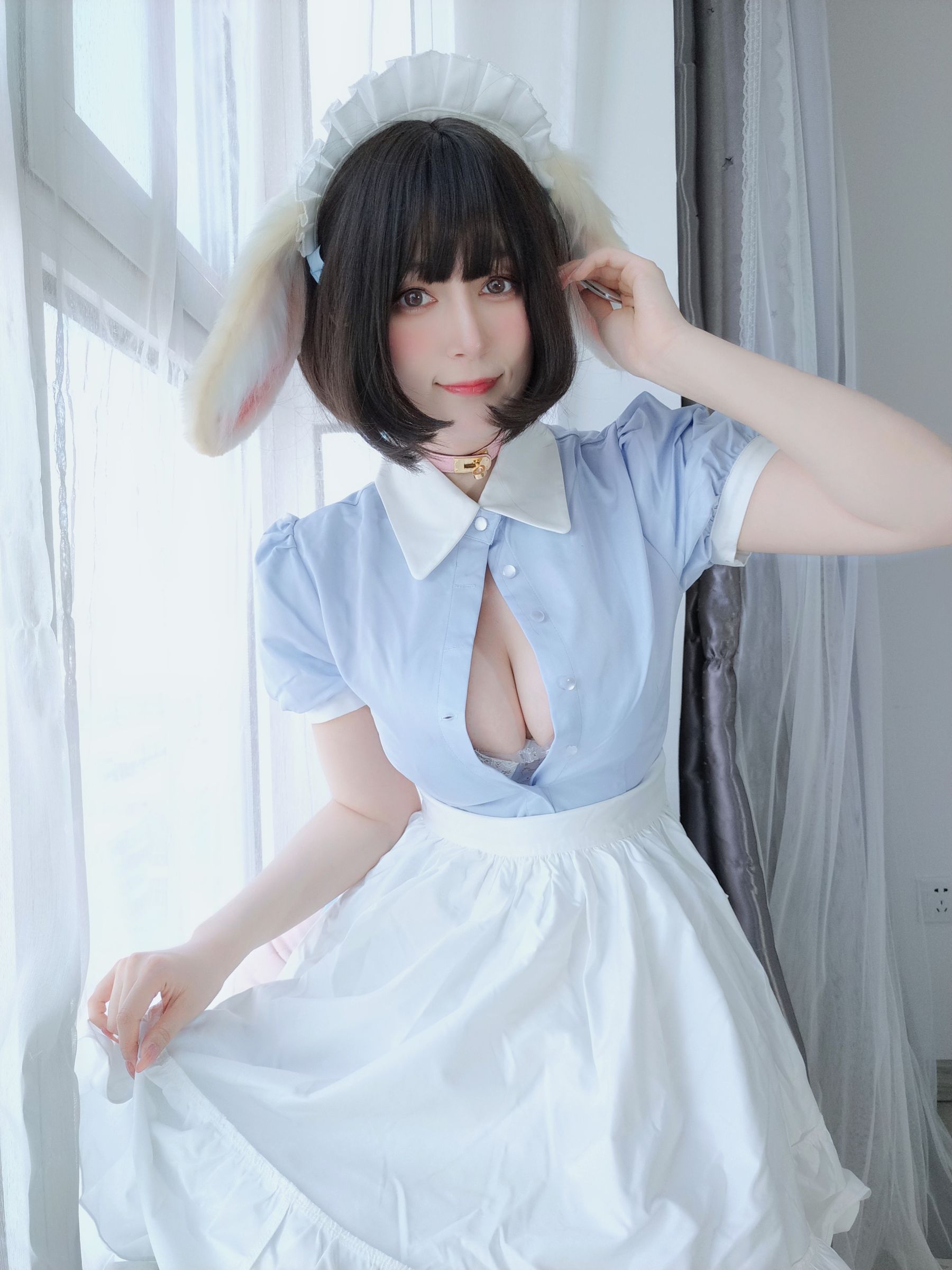 Coser小姐姐白银 – 兔女仆 Cosplay-第94张