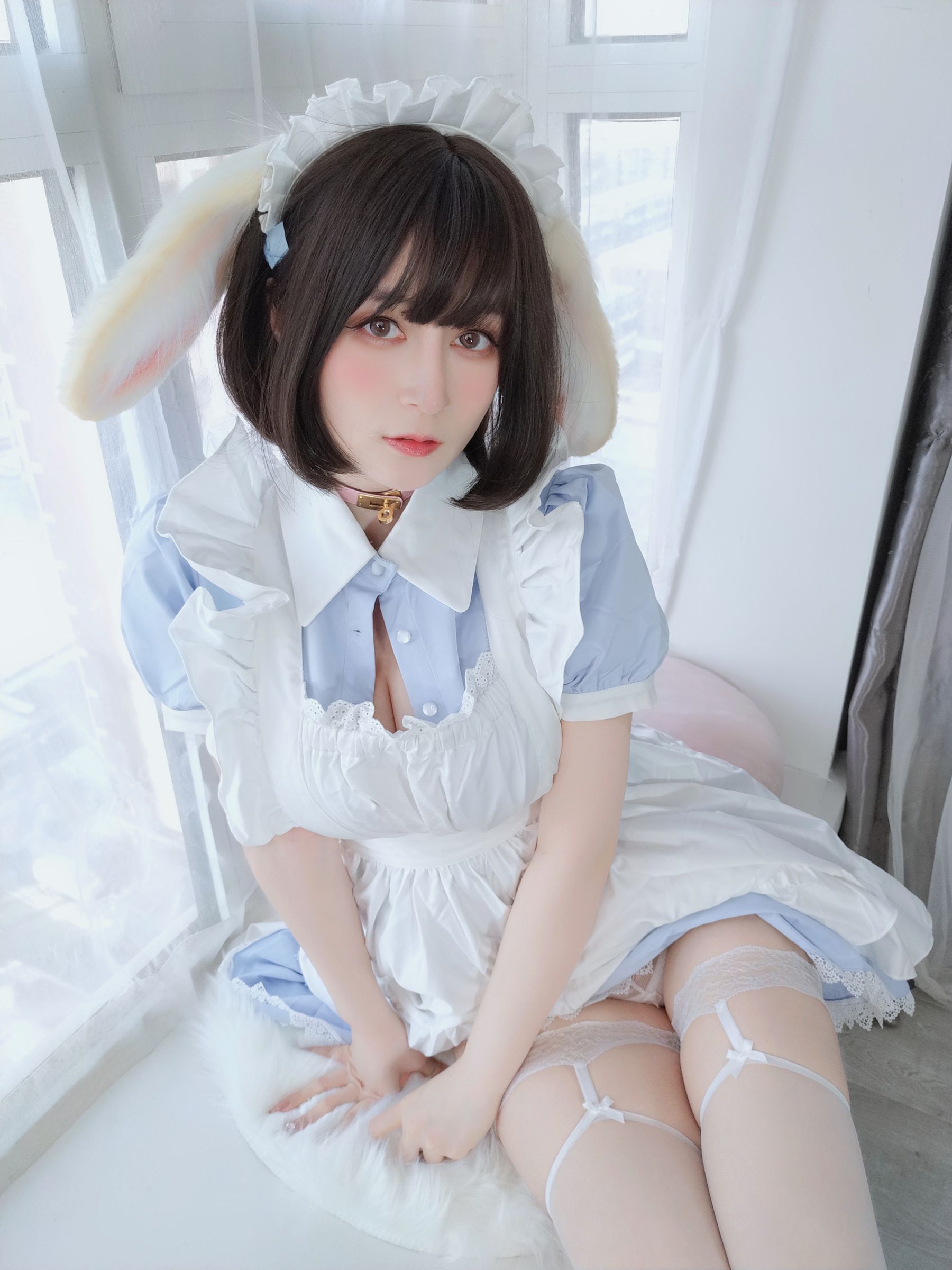 Coser小姐姐白银 – 兔女仆 Cosplay-第95张