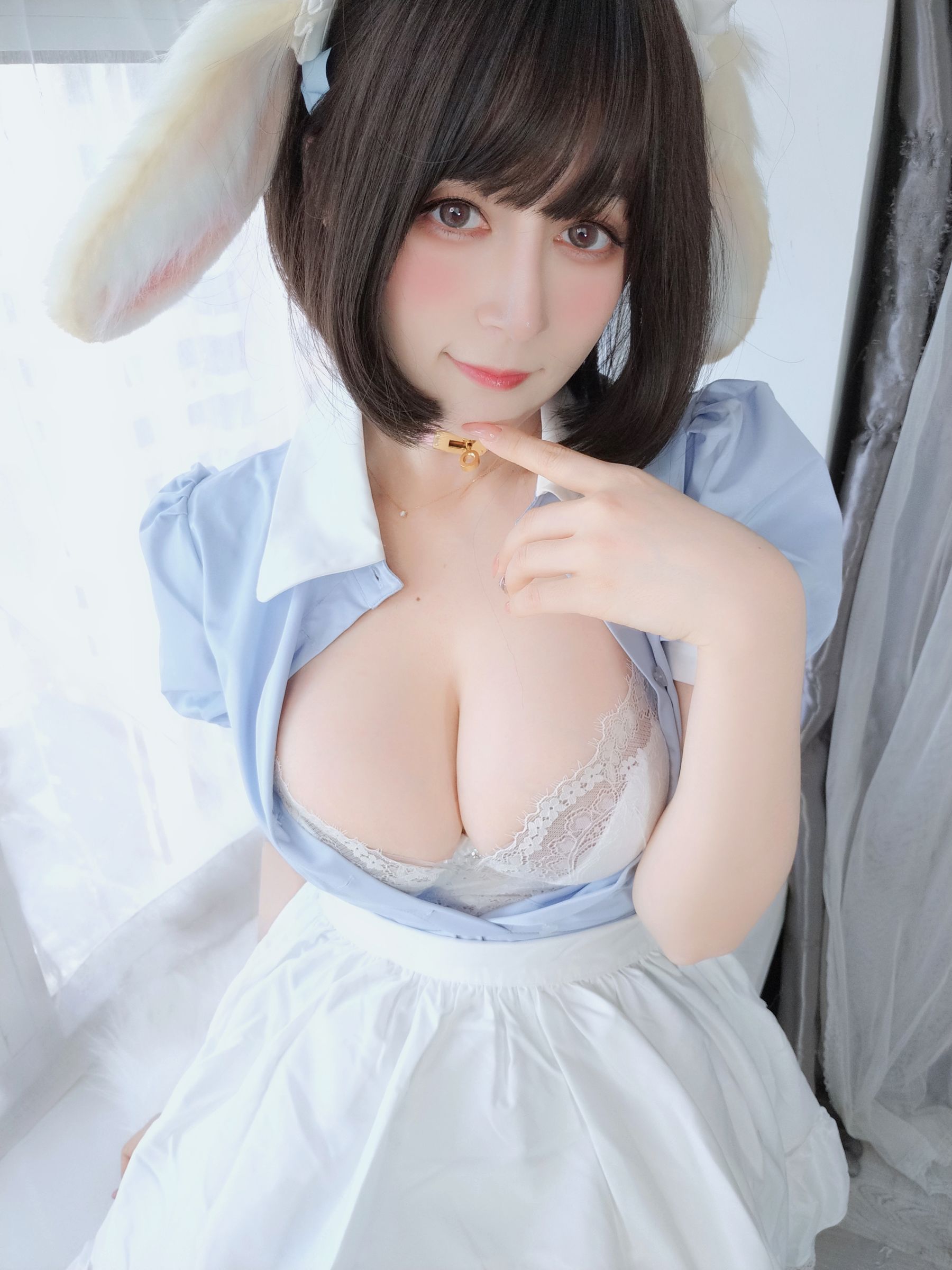 Coser小姐姐白银 – 兔女仆 Cosplay-第98张