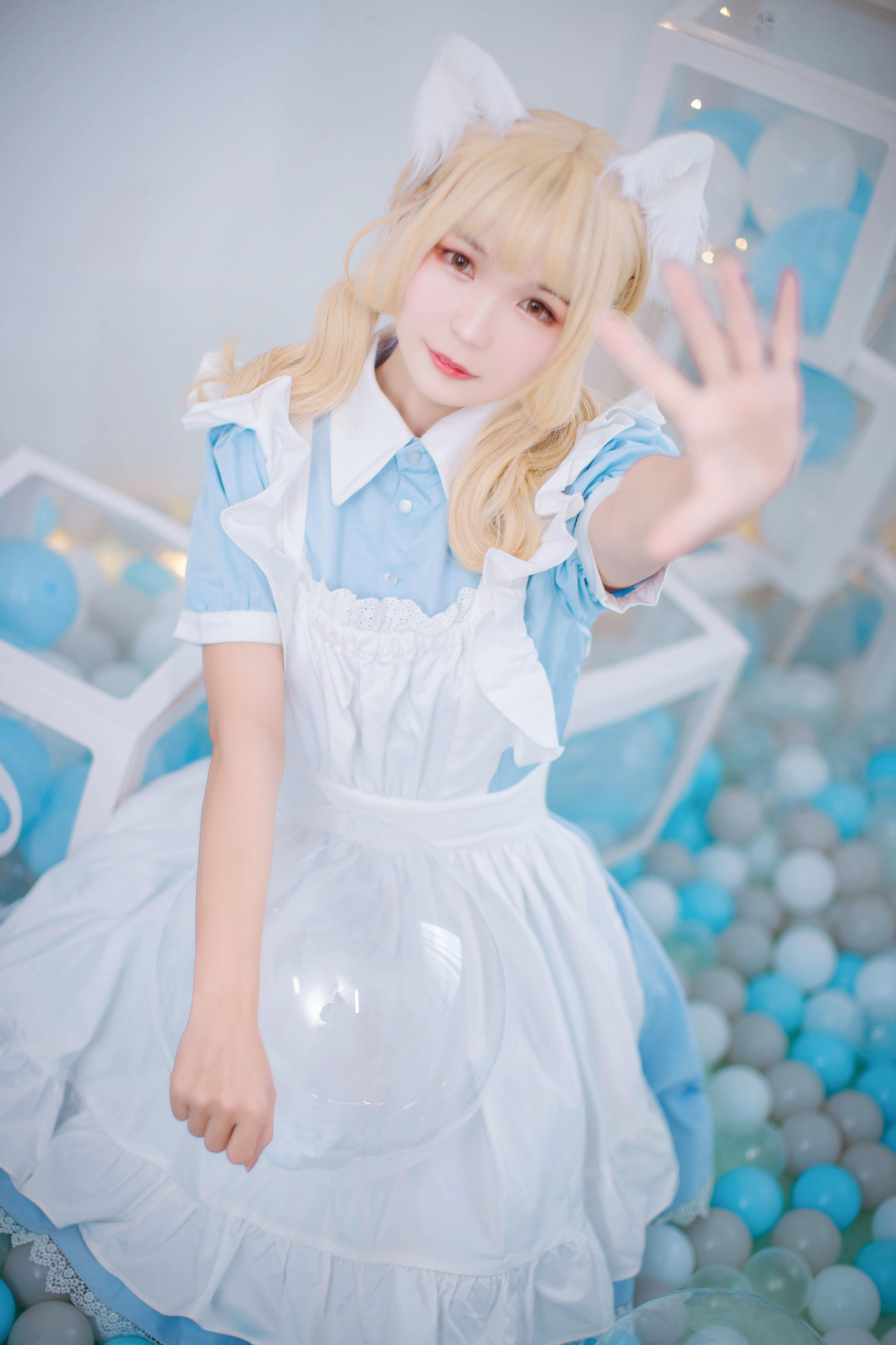 动漫博主北之北 – 女仆装 Cosplay-第1张