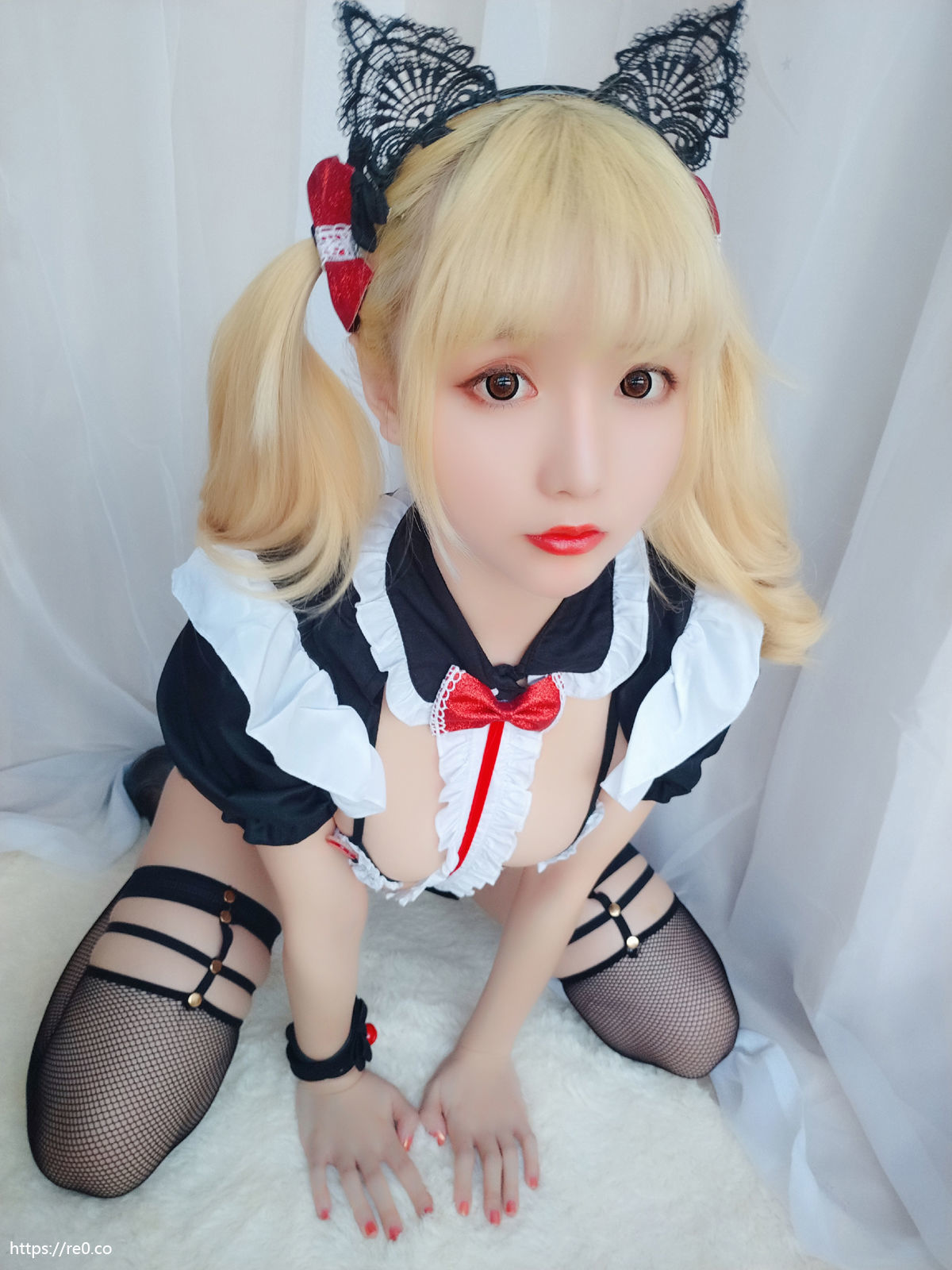 [萝莉COS] 星之迟迟 VOL.04 元气女仆包 Cosplay-第23张