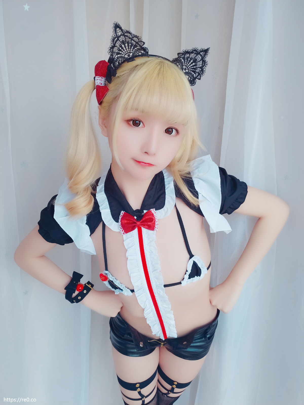 [萝莉COS] 星之迟迟 VOL.04 元气女仆包 Cosplay-第24张