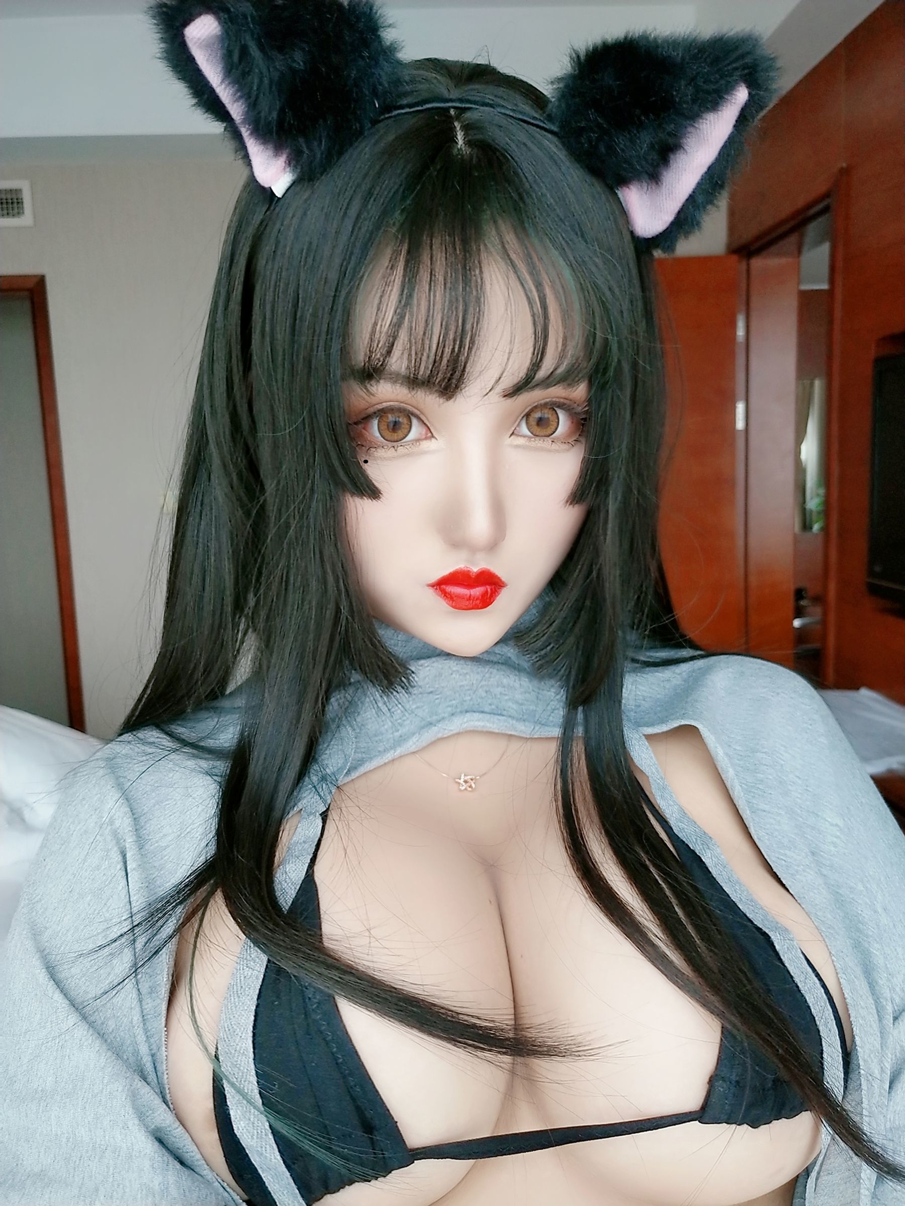 夏鸽鸽不想起床 猫耳 Cosplay-第24张