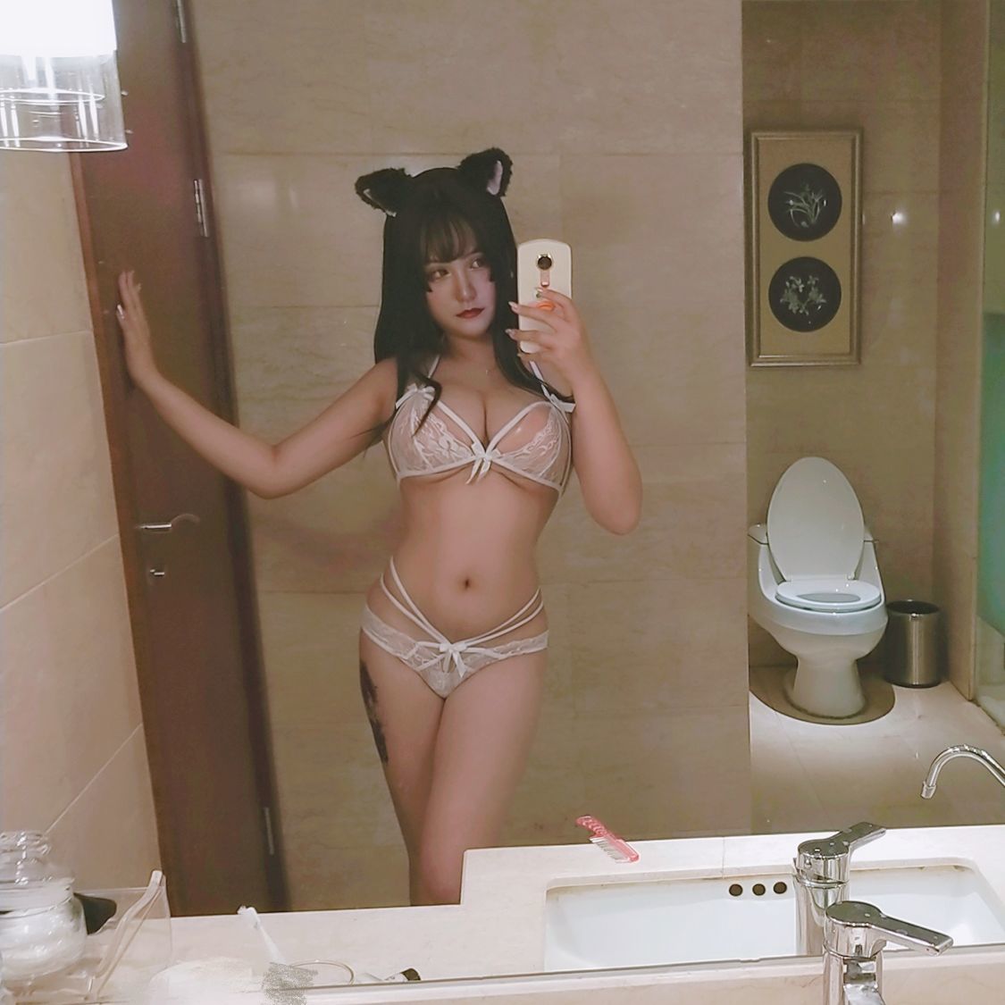 夏鸽鸽不想起床 猫耳 Cosplay-第22张