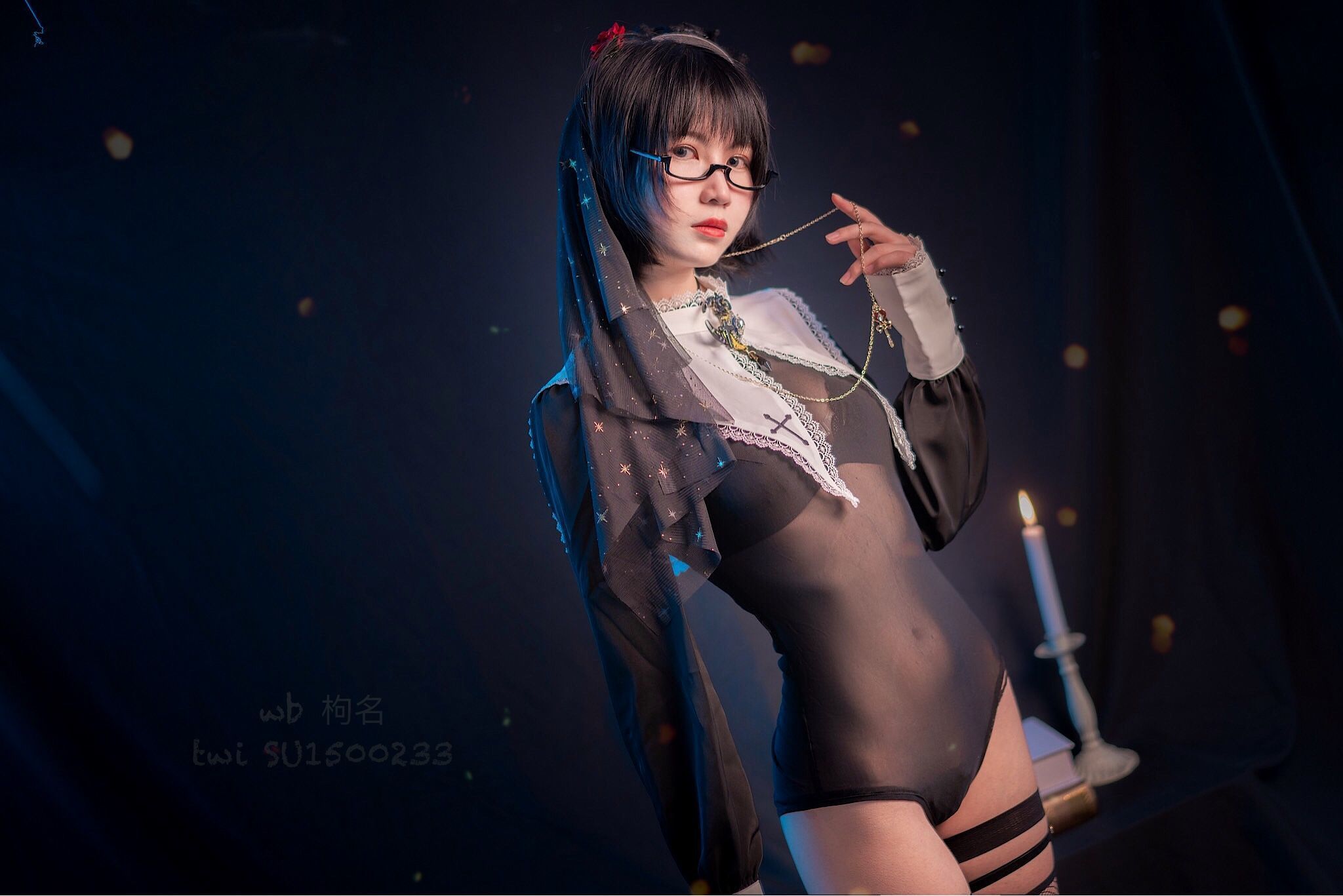 COSER美女逐月su 修女 Cosplay-第23张