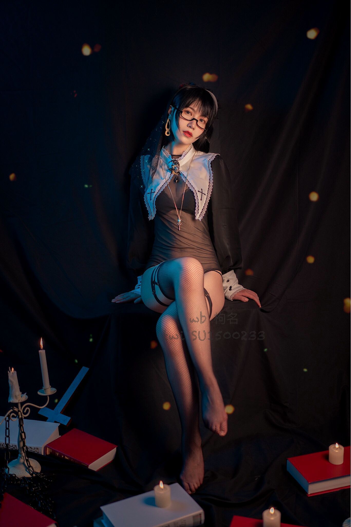COSER美女逐月su 修女 Cosplay-第24张