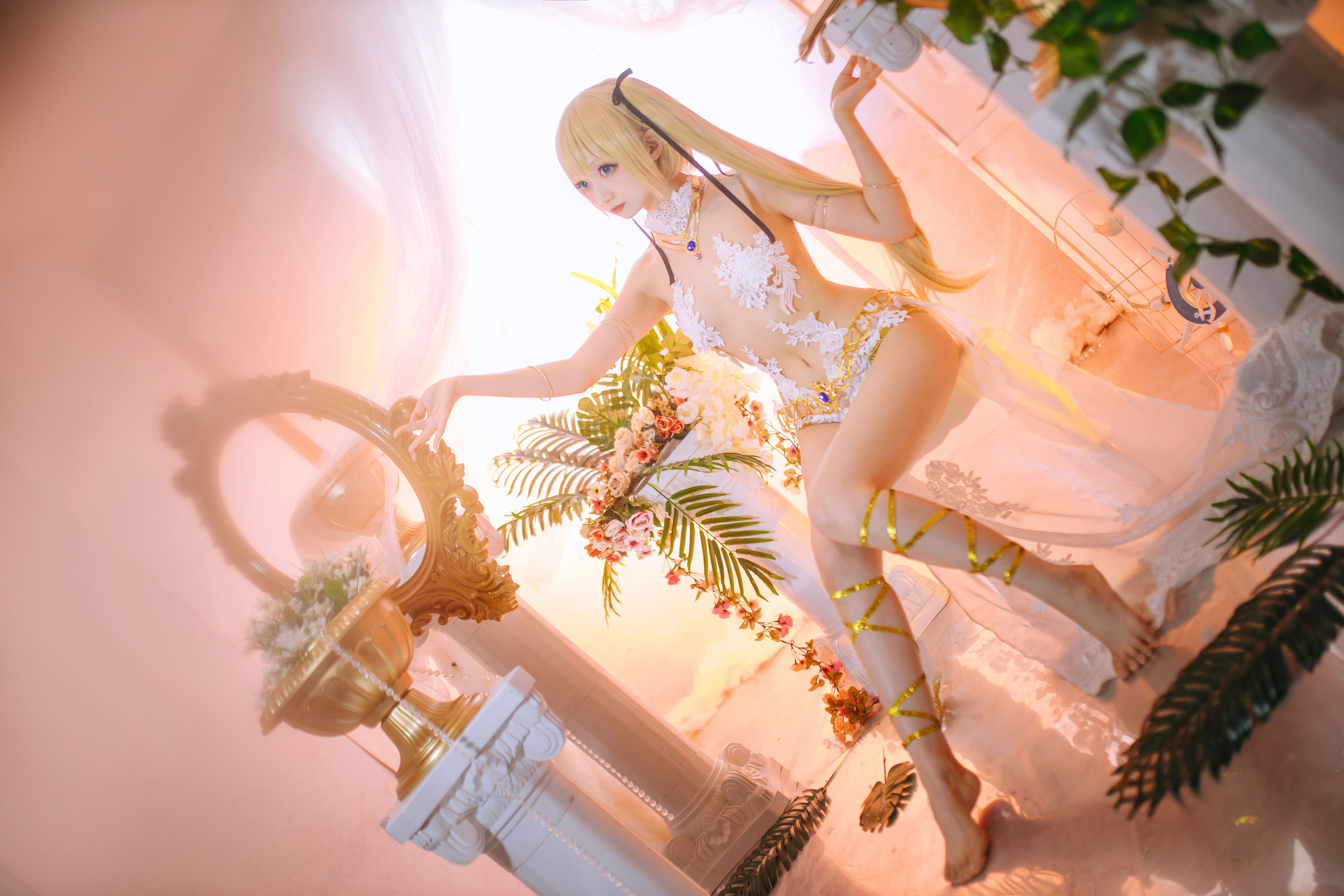小野寺地瓜 – 玛丽萝丝 天使翅膀 Cosplay-第20张