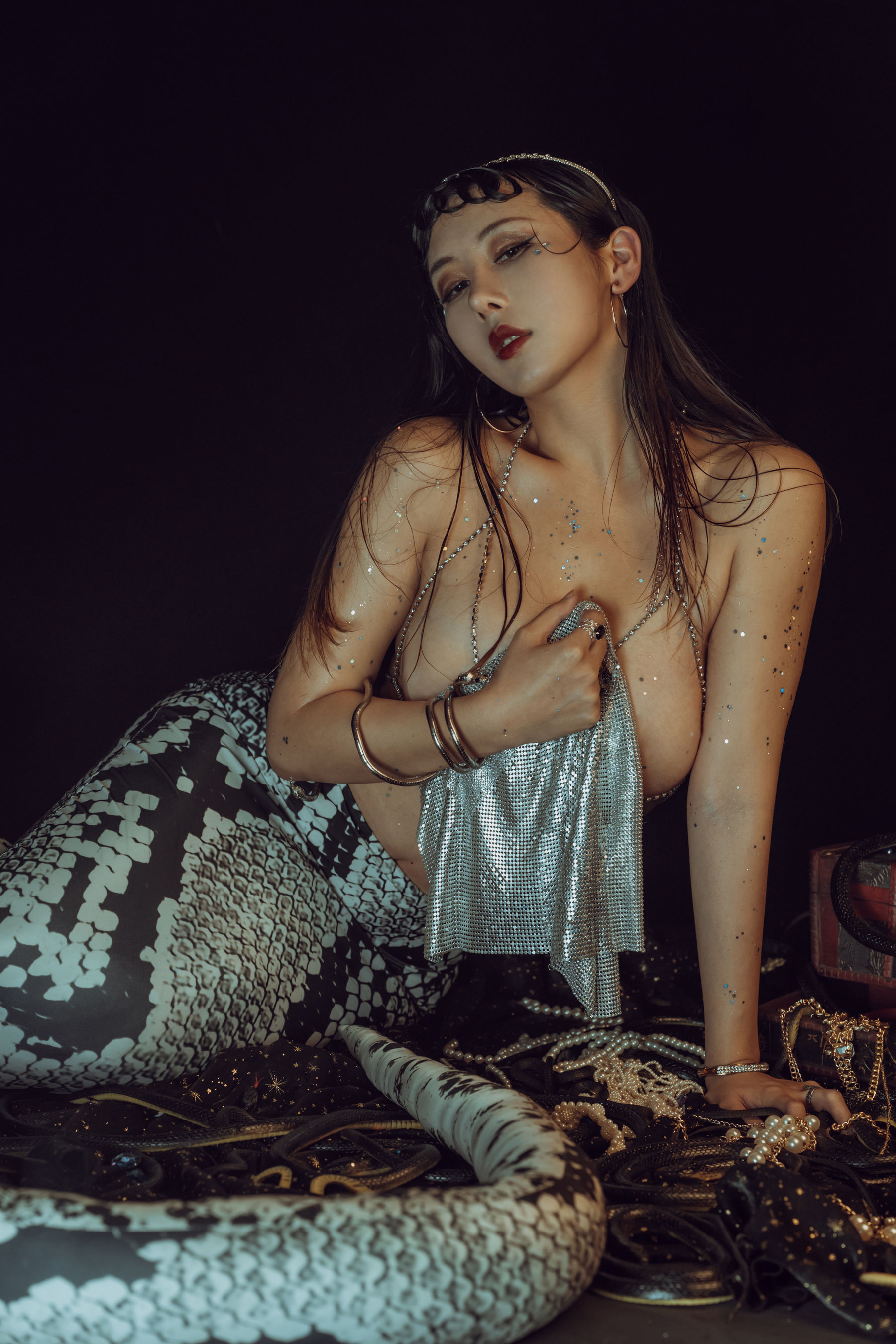 Peach milky – Snake Princess Cosplay-第24张