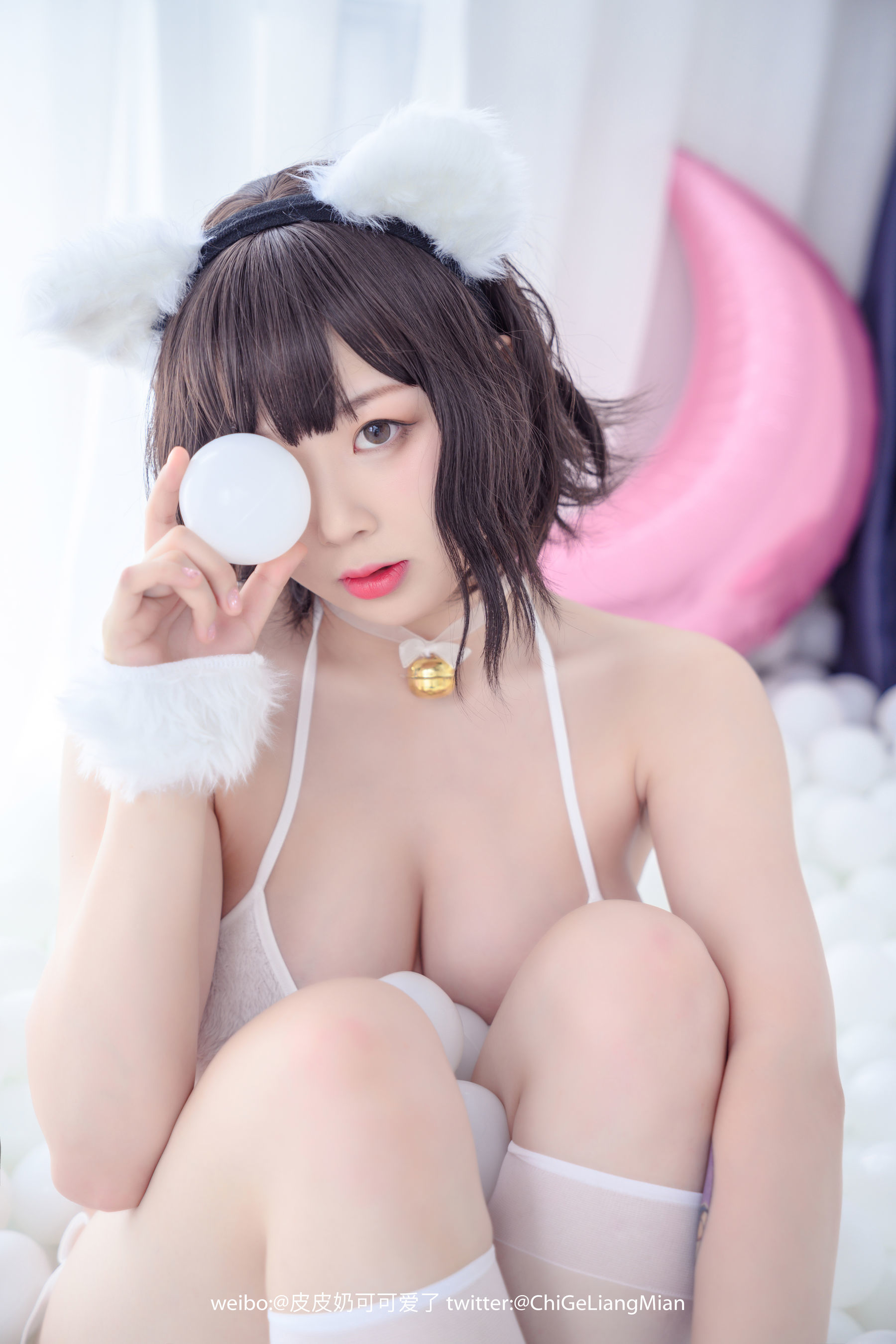 皮皮奶可可爱了啦 白猫 Cosplay-第20张