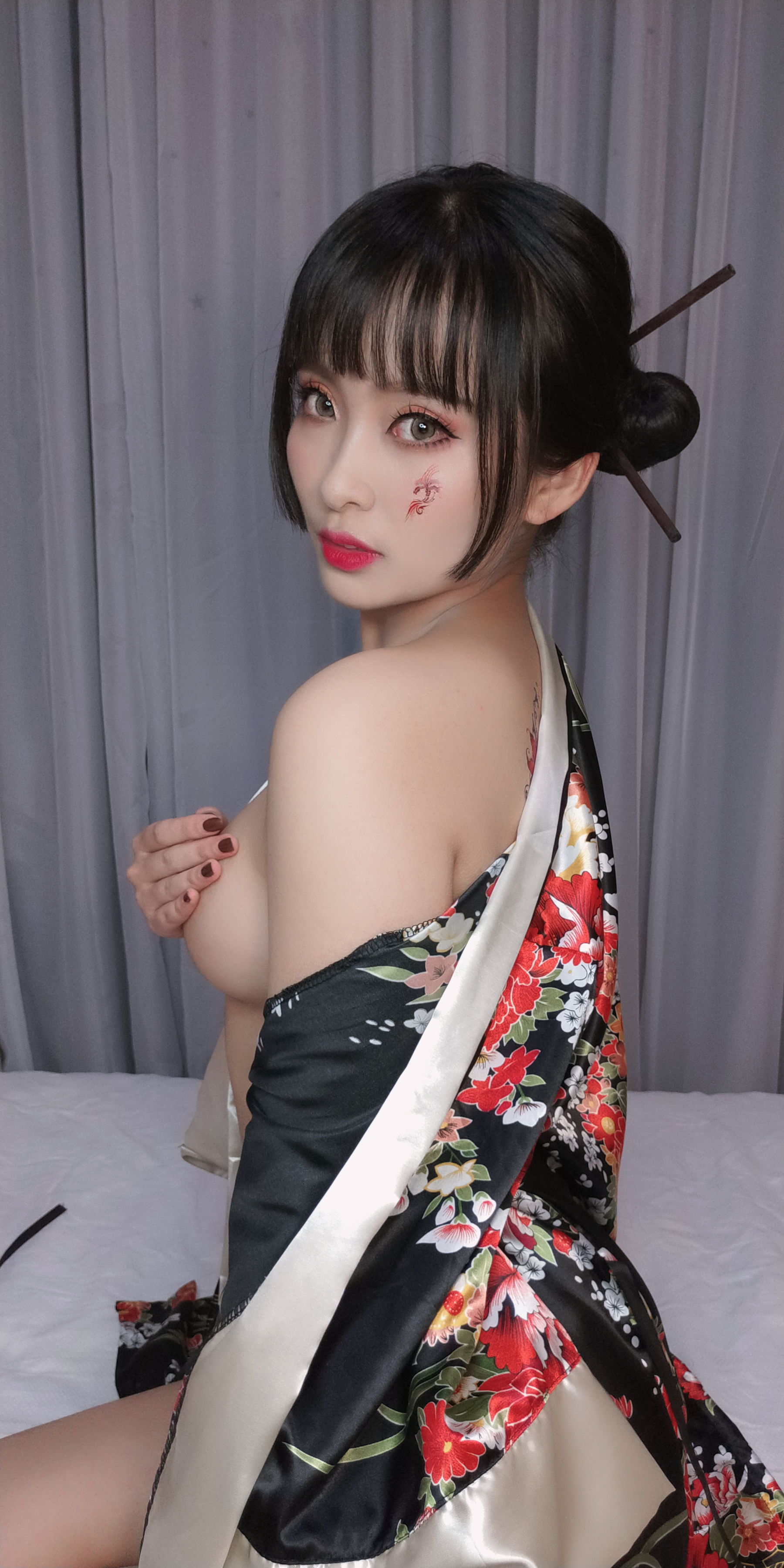 动漫博主洛璃LoLiSAMA – 歌舞伎 Cosplay-第59张