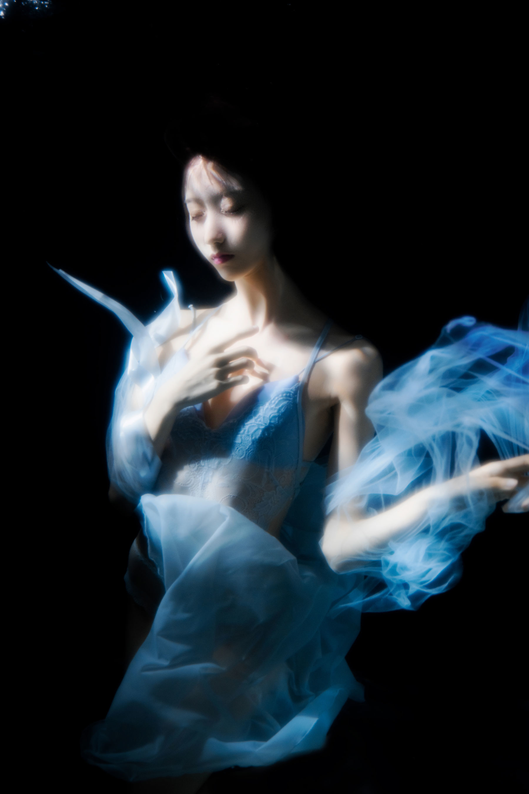 萌系小姐姐木绵绵OwO – 清澈水下 Cosplay-第30张