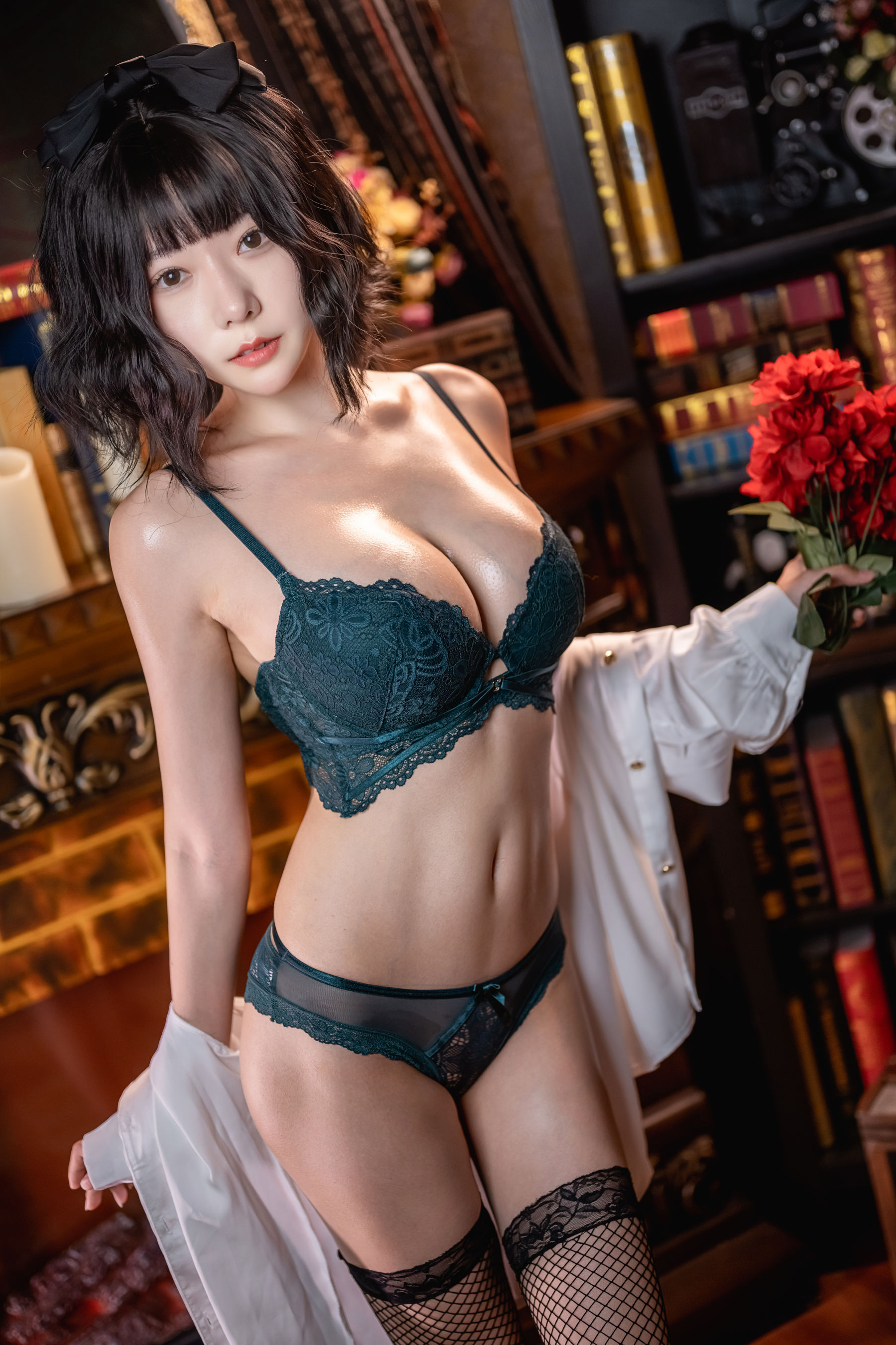 香草喵露露 – 衬衫套装 Cosplay-第19张