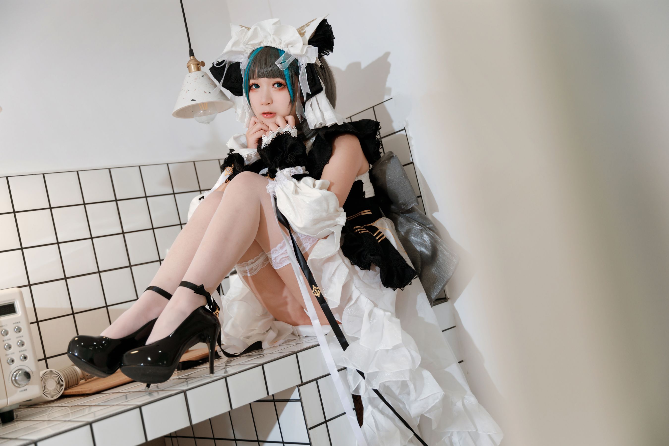 [Cosplay写真] 动漫博主樱落酱w – 柴郡 Cosplay-第22张