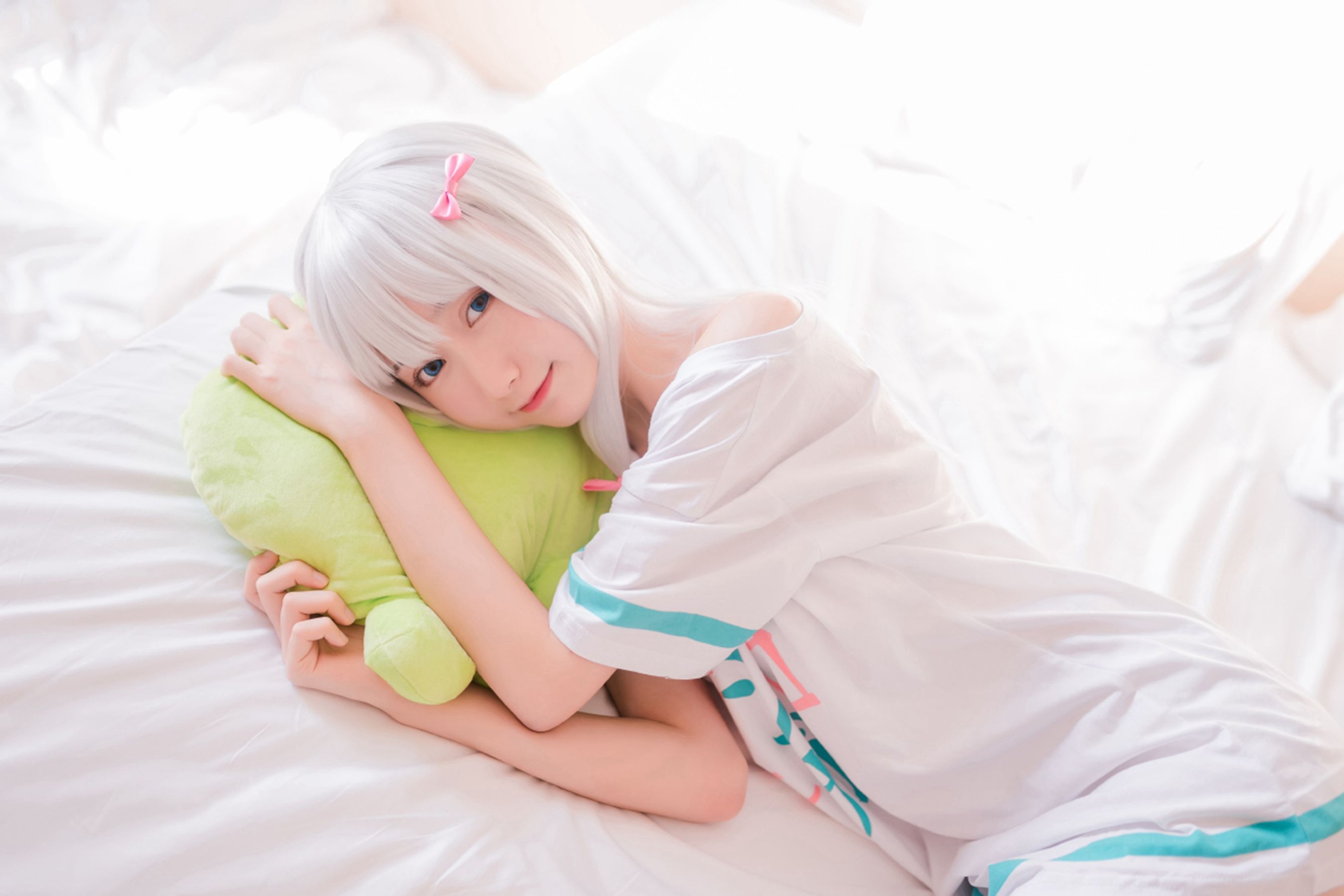 [萝莉COS] 木绵绵OwO – 白发魔女 Cosplay-第26张