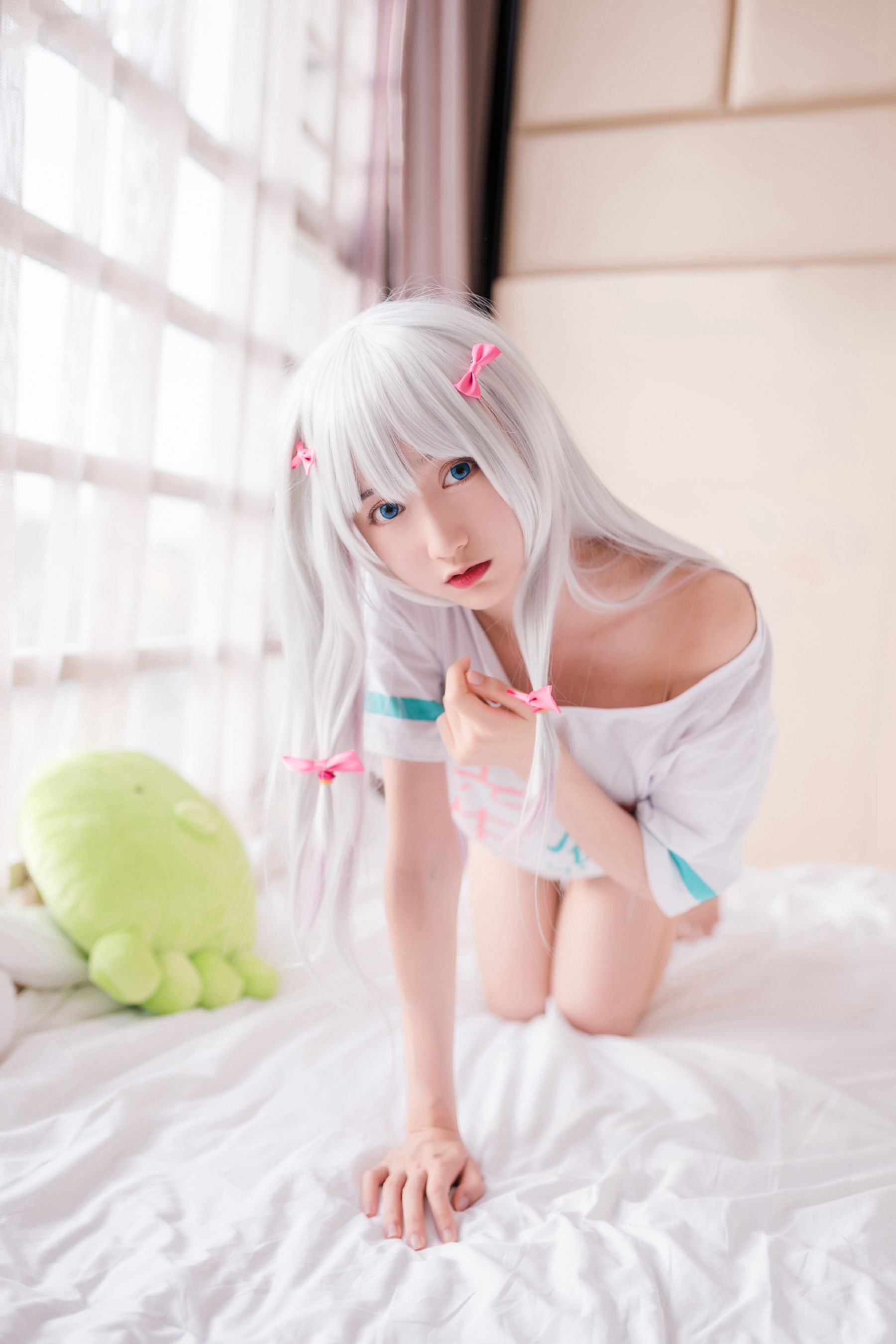 [萝莉COS] 木绵绵OwO – 白发魔女 Cosplay-第30张