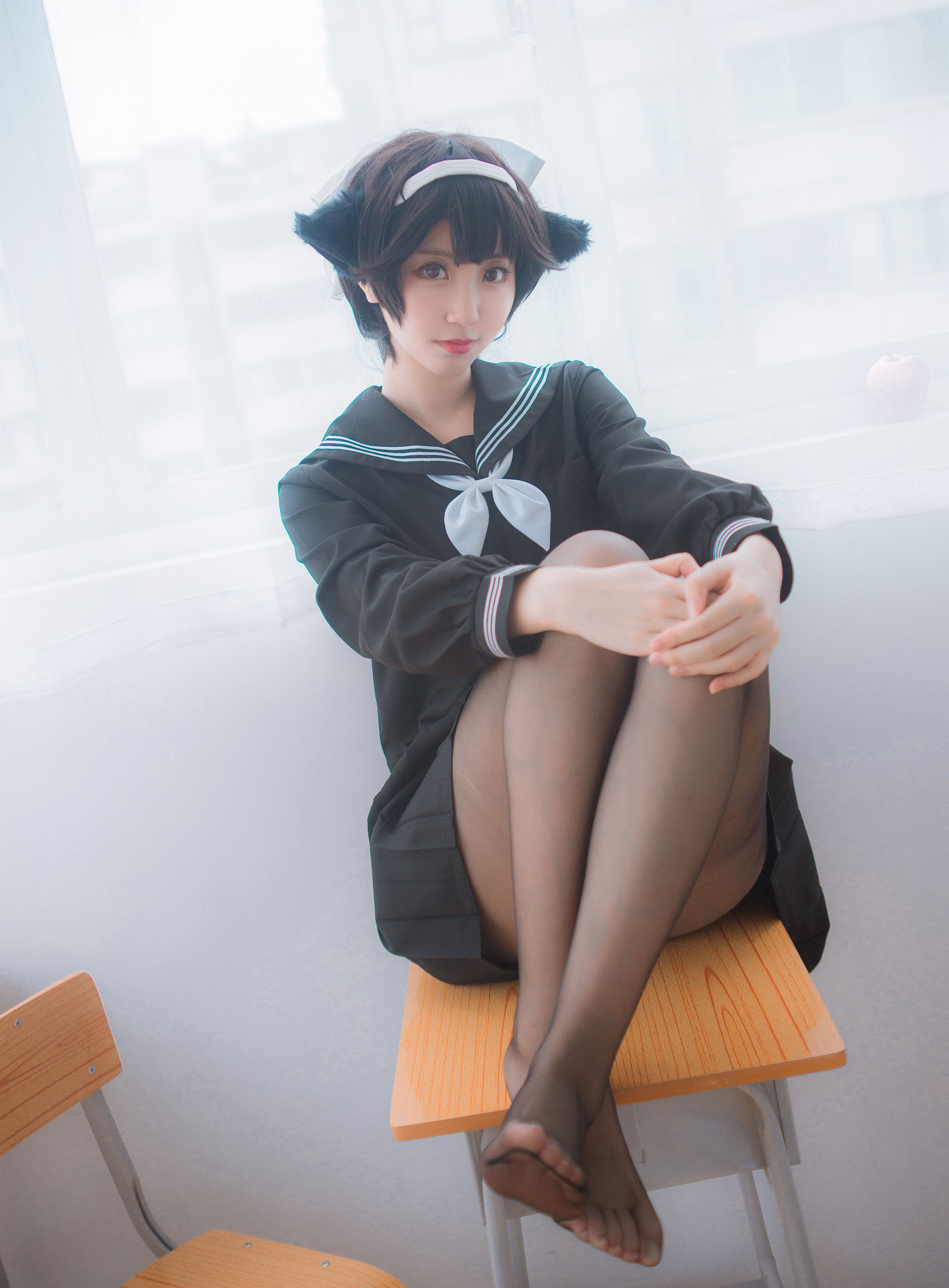人气Coser黑川 獒犬制服 Cosplay-第15张