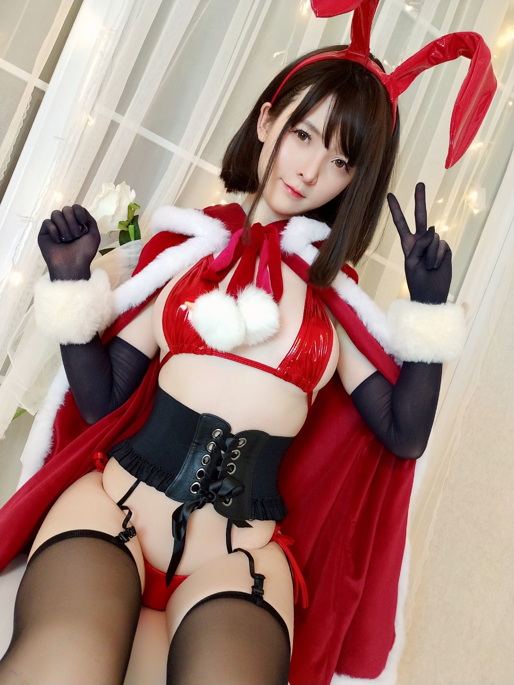 一小央泽 圣诞兔 Cosplay-第26张