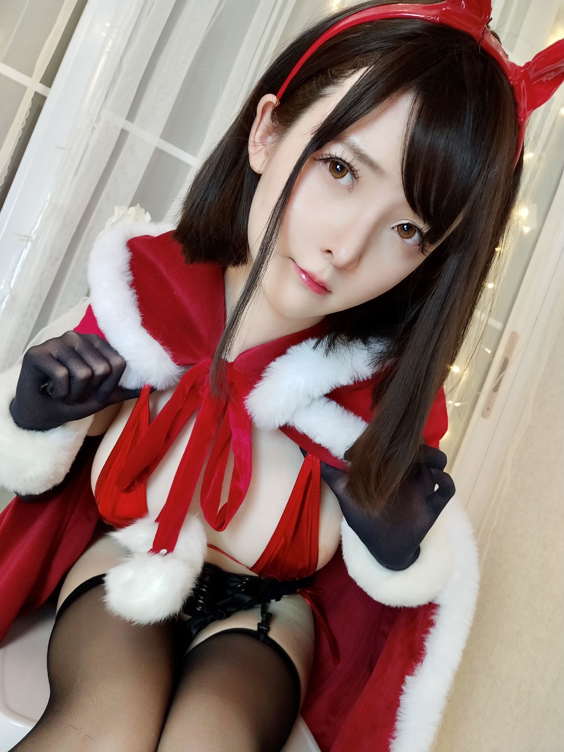 一小央泽 圣诞兔 Cosplay-第27张