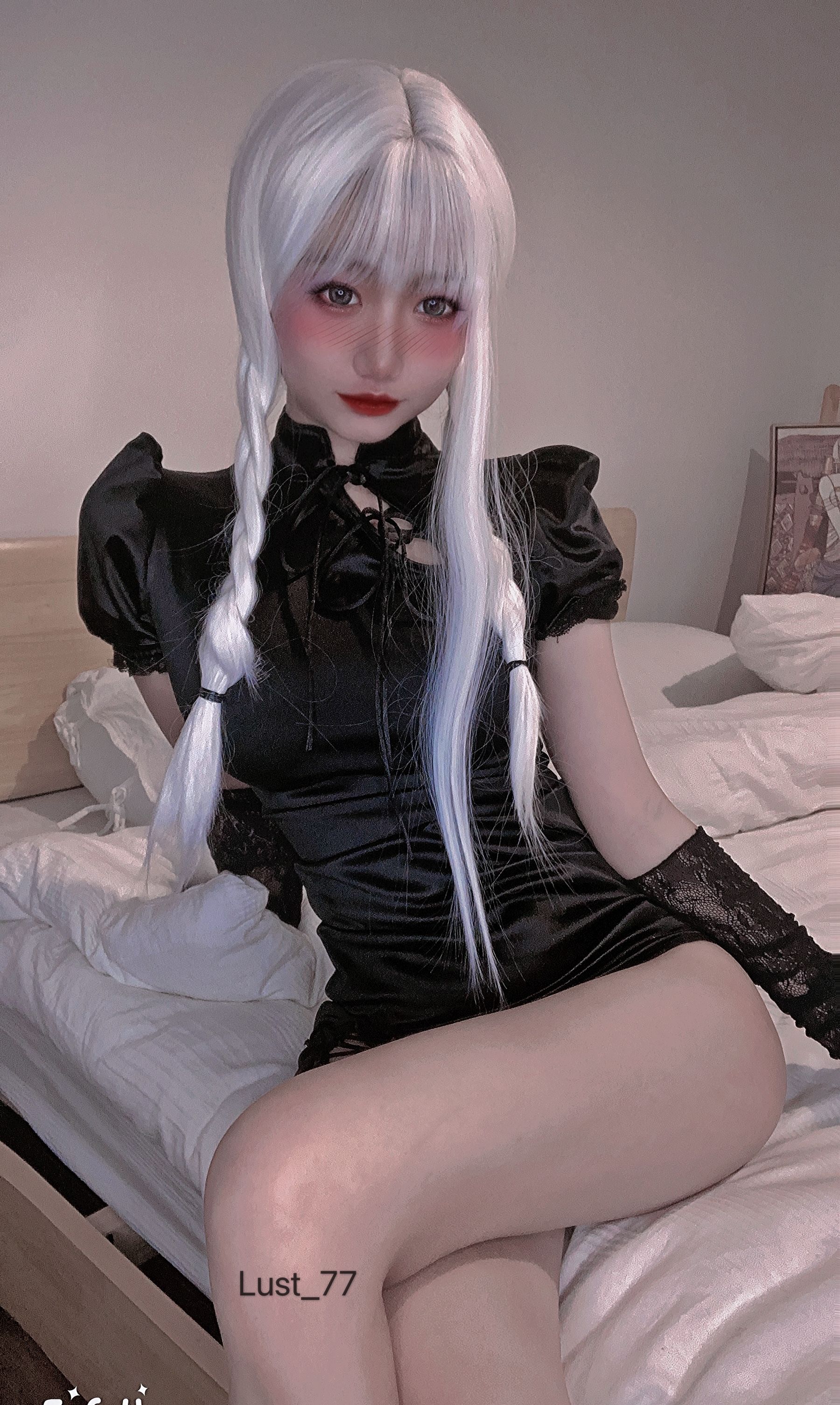 动漫博主柒柒要乖哦 – 辣妹旗袍 Cosplay-第24张