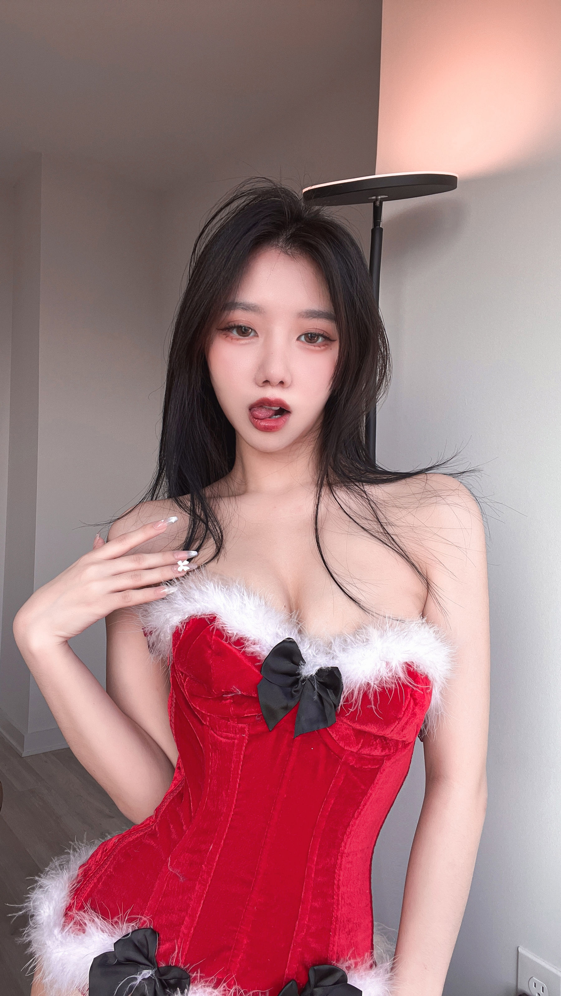 动漫博主果咩酱w – 2021圣诞 Cosplay-第21张