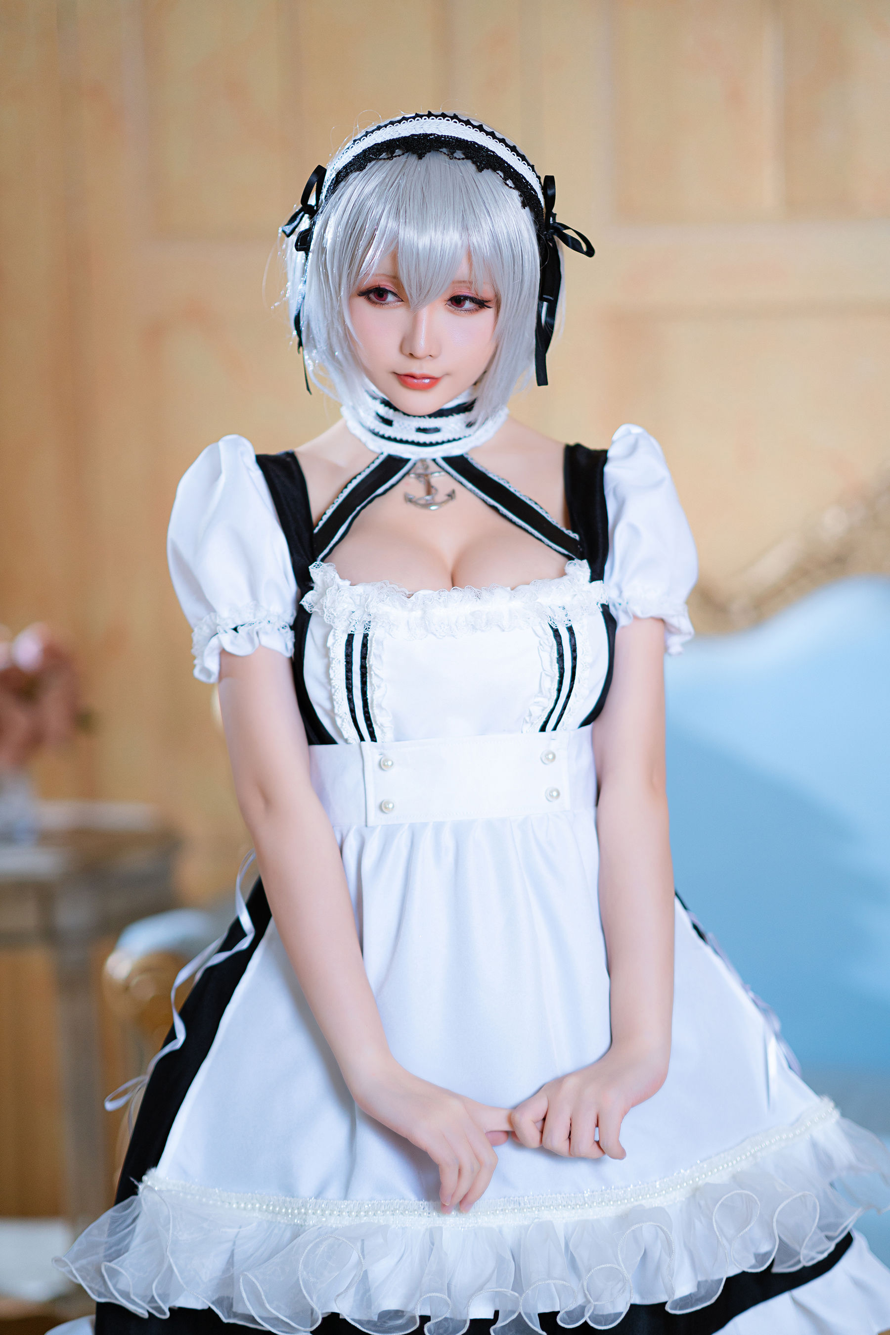Coser小姐姐星之迟迟 – R-Maid《天狼星》 Cosplay-第1张